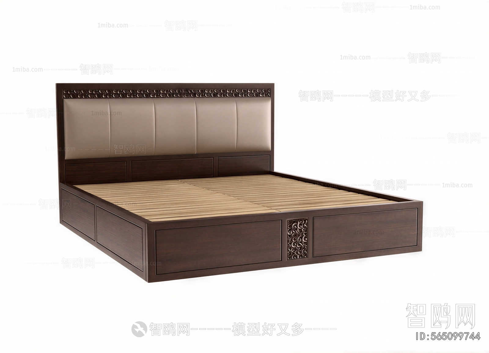 New Chinese Style Double Bed