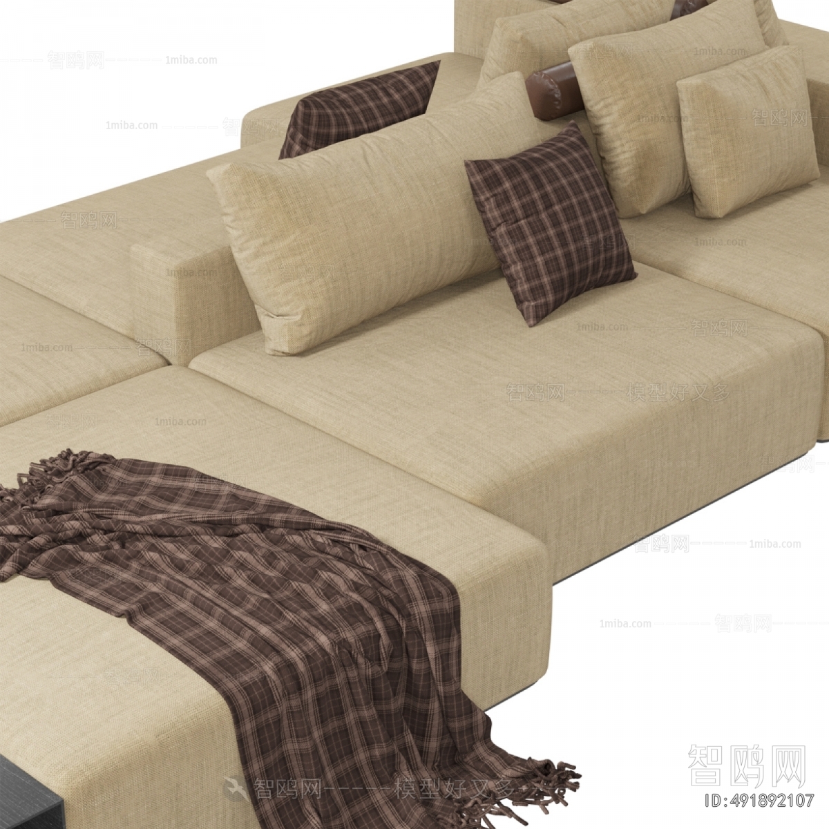 Modern Multi Person Sofa