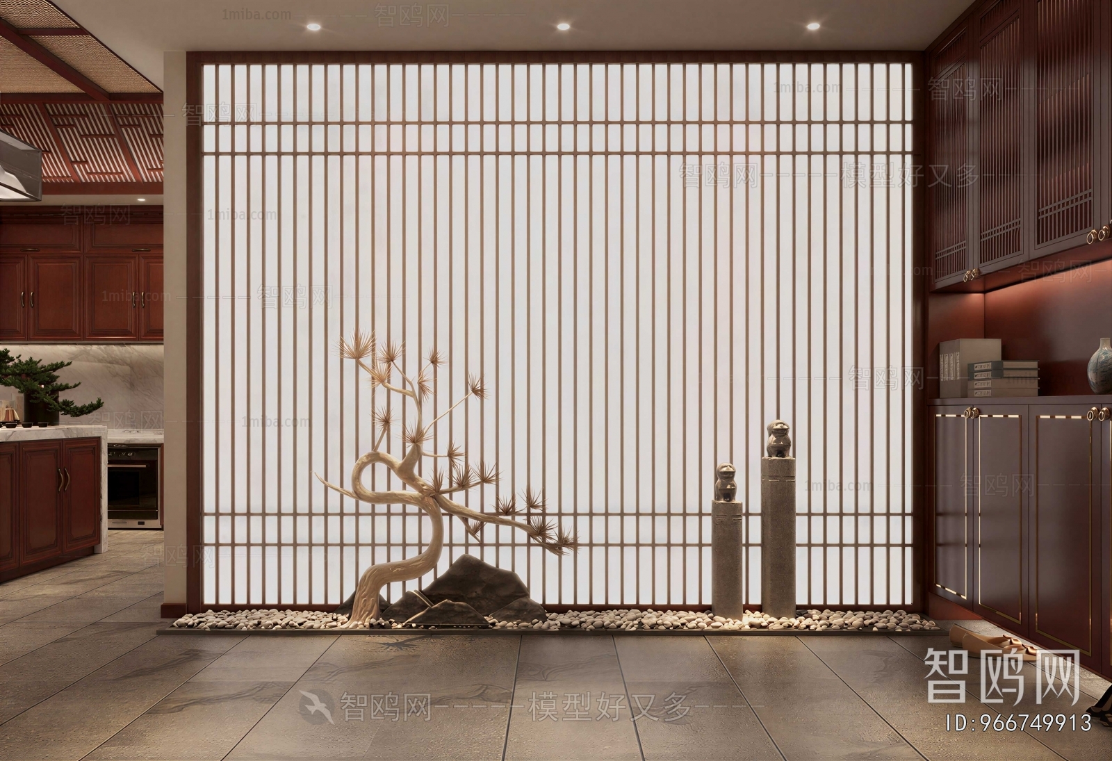 New Chinese Style Plant Landscaping