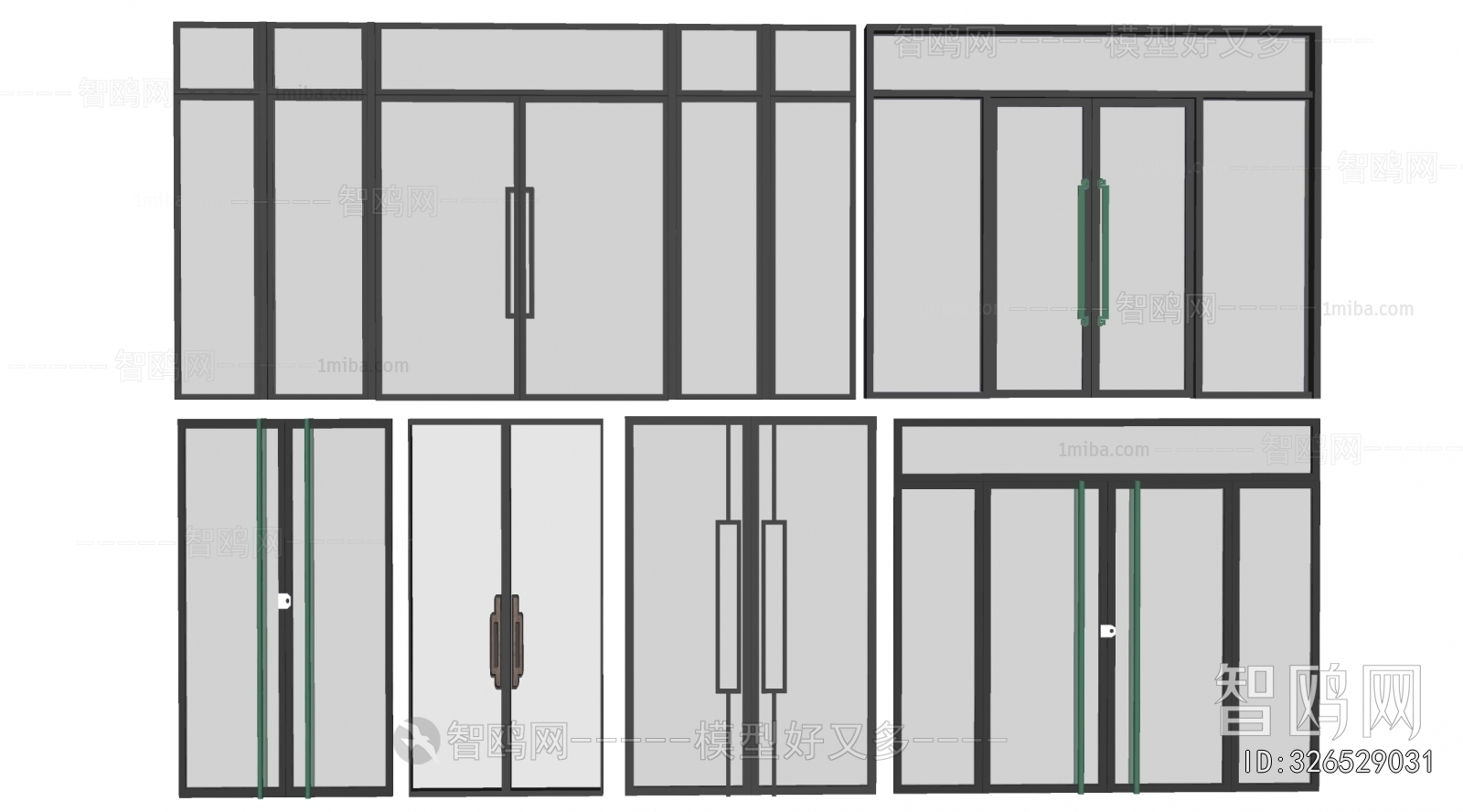 Modern Double Door