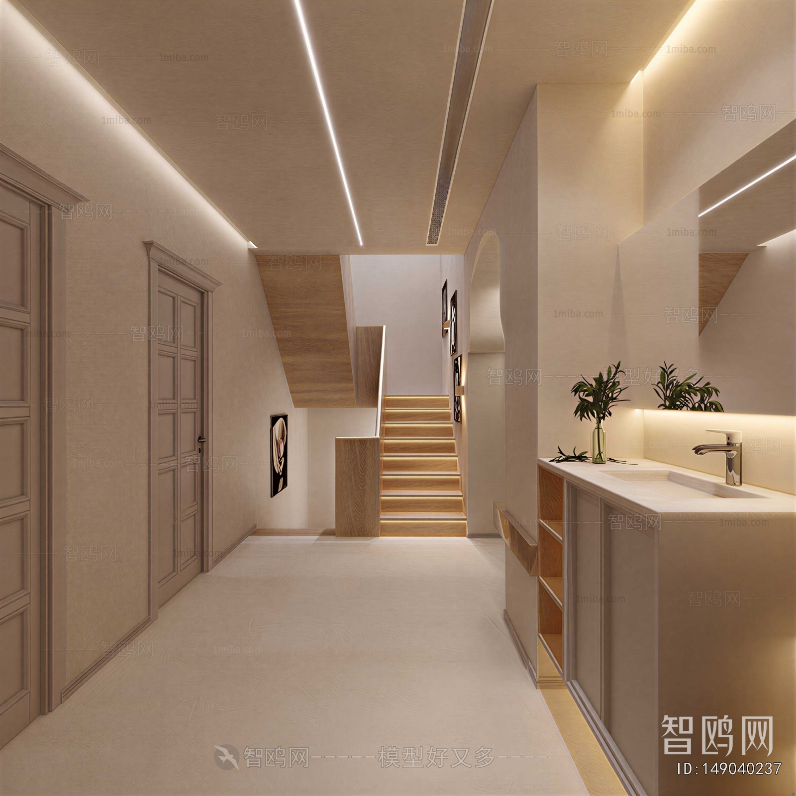 Modern Hallway