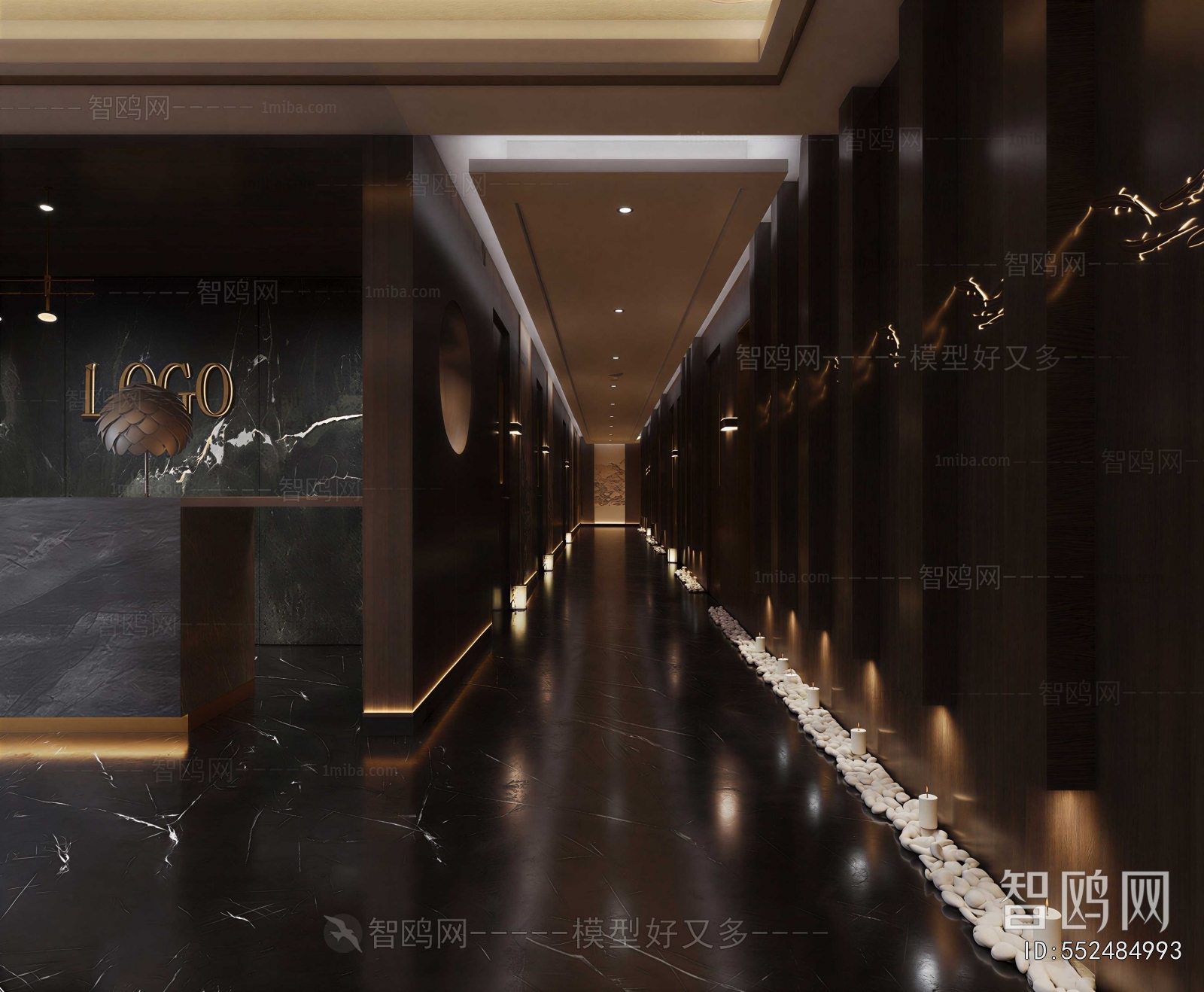 Retro Style Corridor