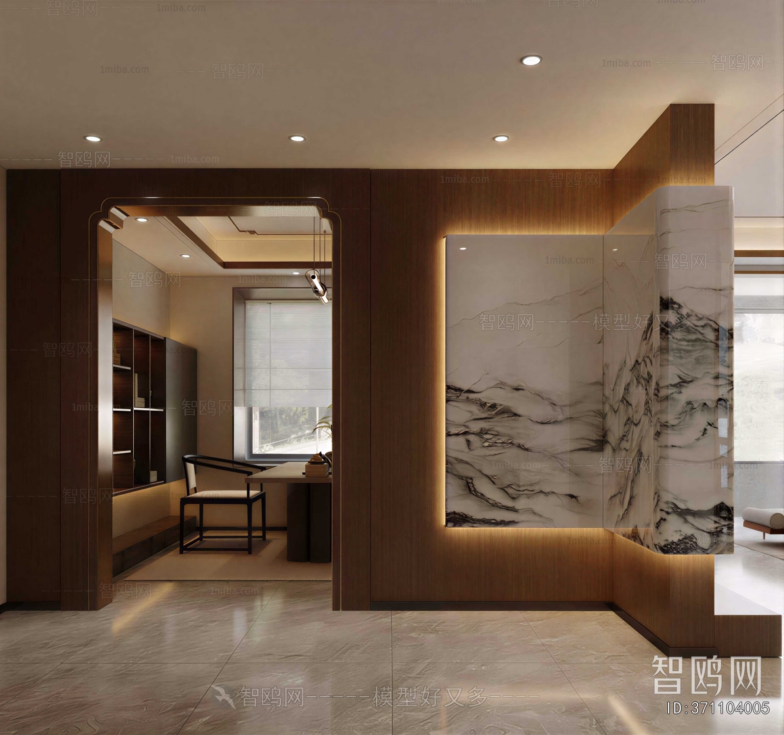 New Chinese Style Hallway
