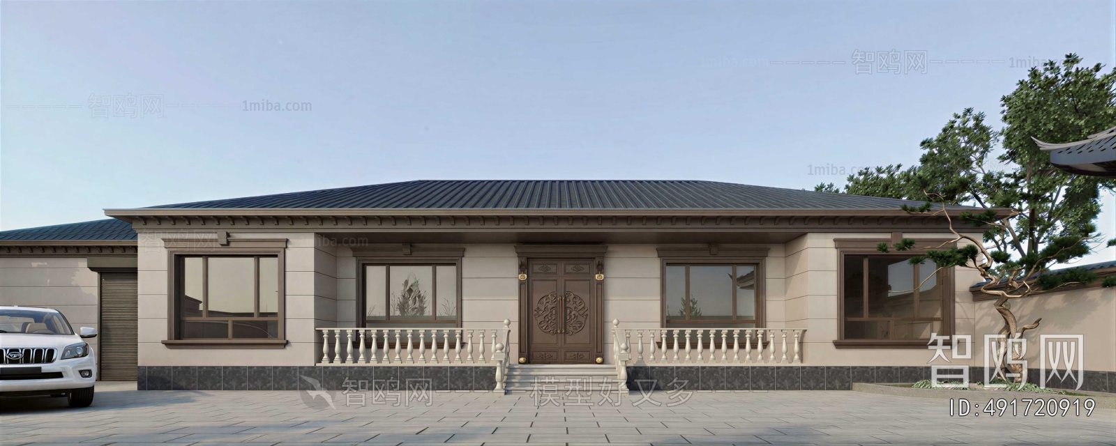 New Chinese Style Detached Villa