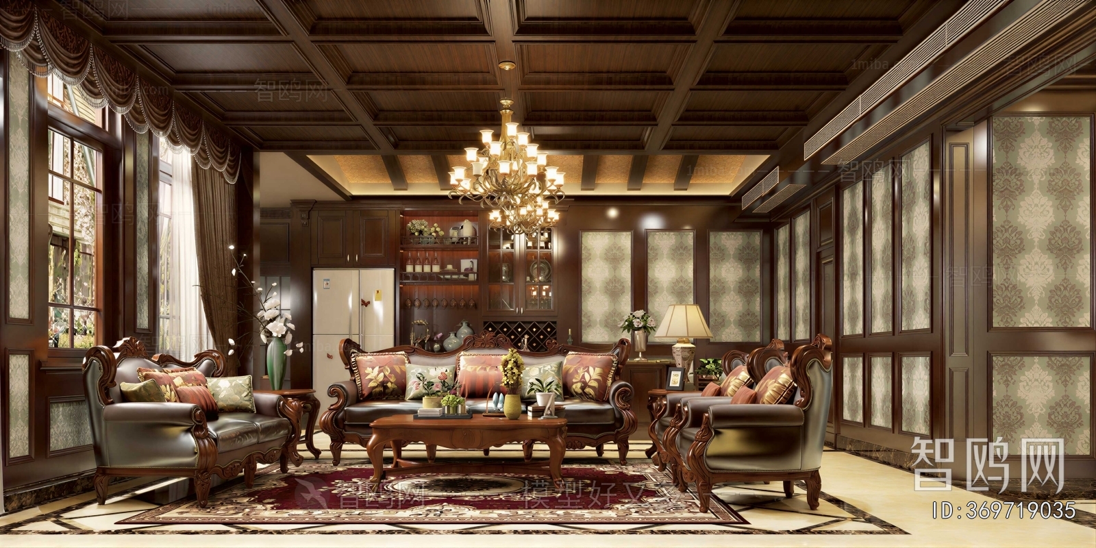 American Style A Living Room