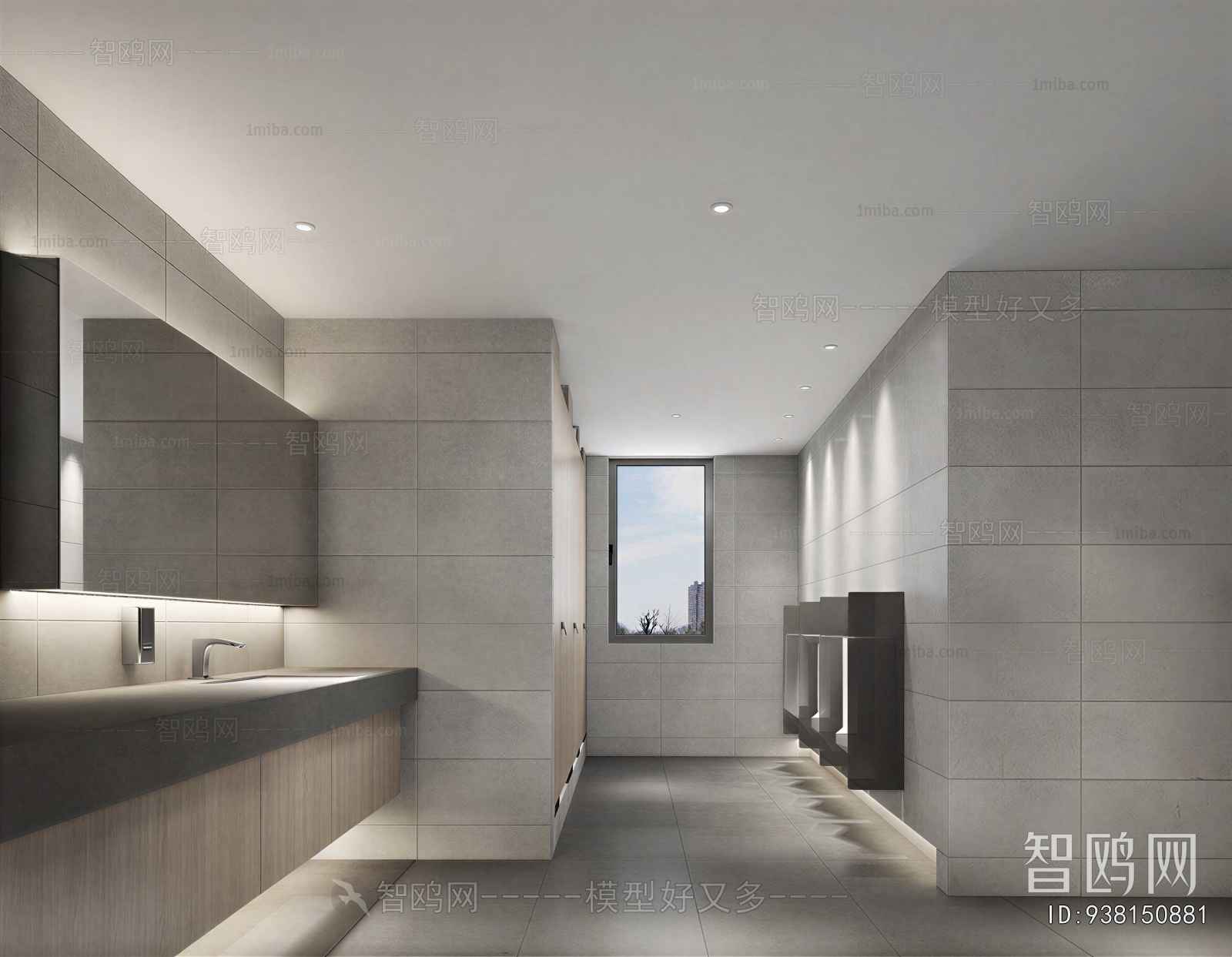 Modern Public Toilet