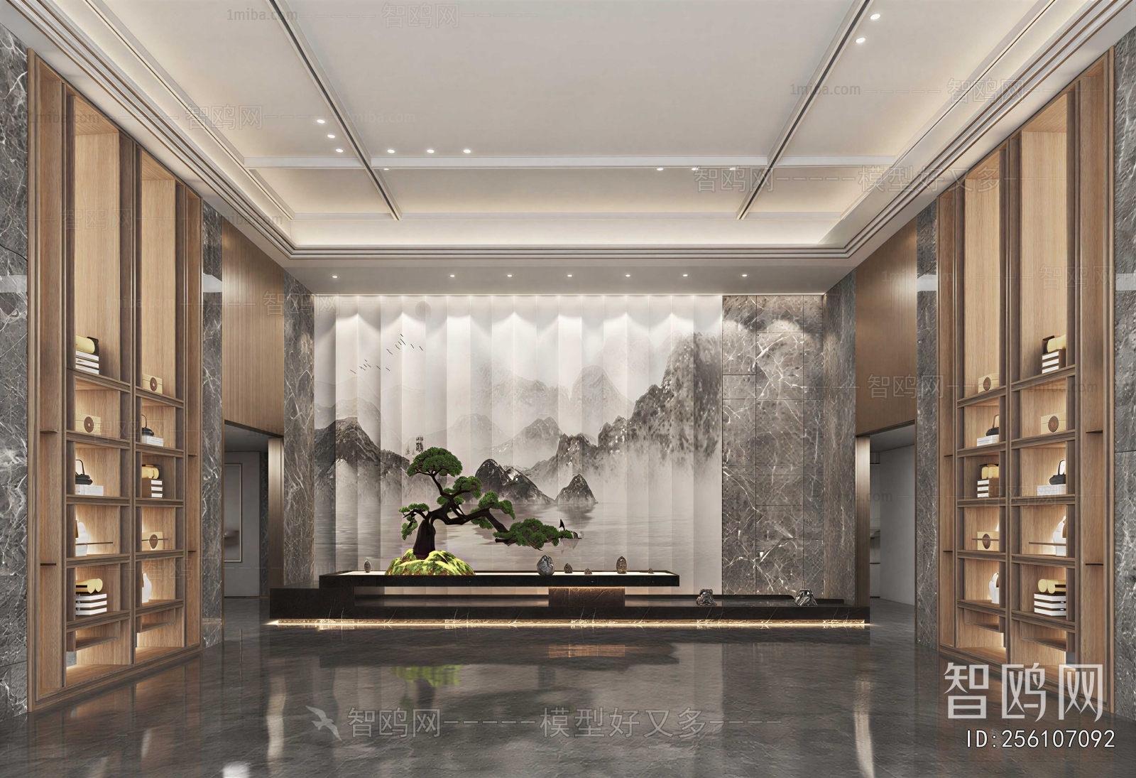 New Chinese Style Office Reception Desk