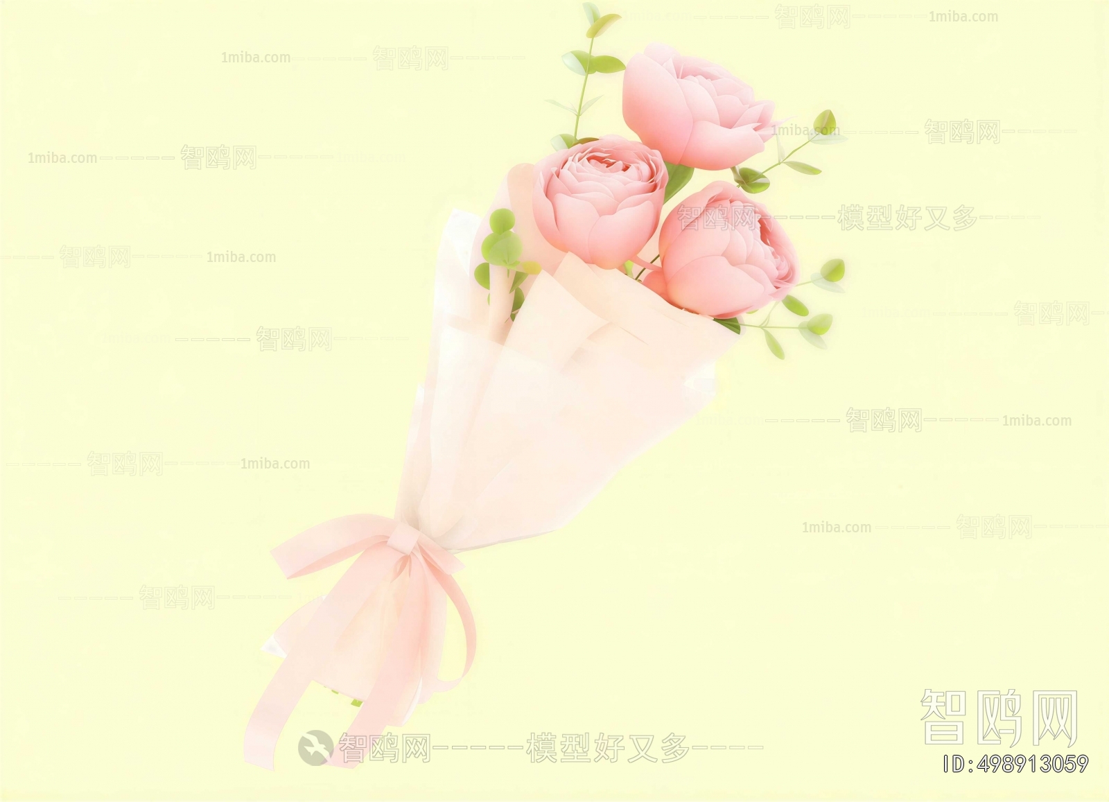 Modern Flowers And Grass