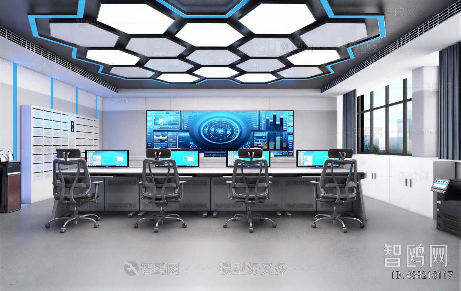 Modern Monitor Room