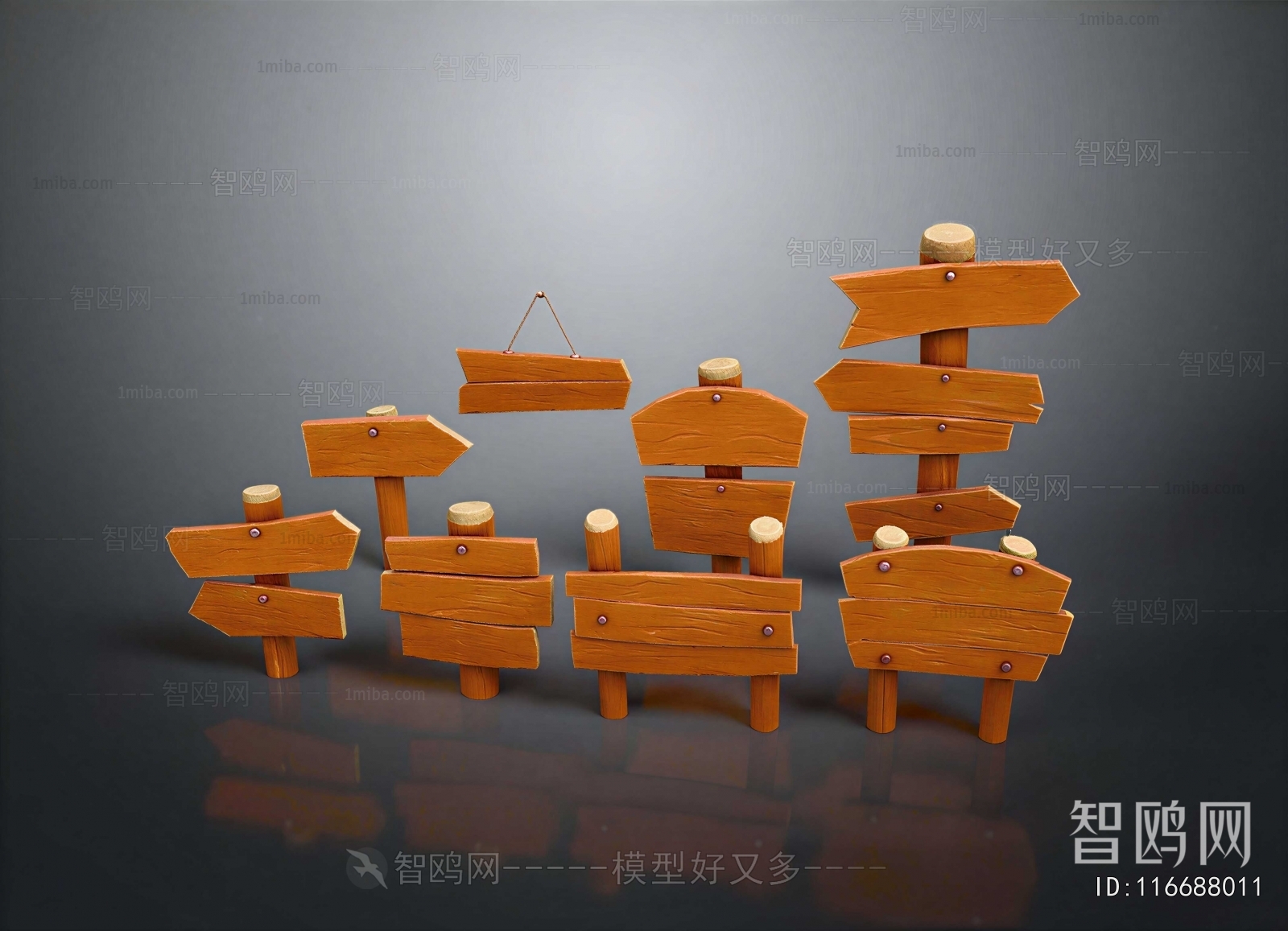 Modern Guide Board/bulletin Board