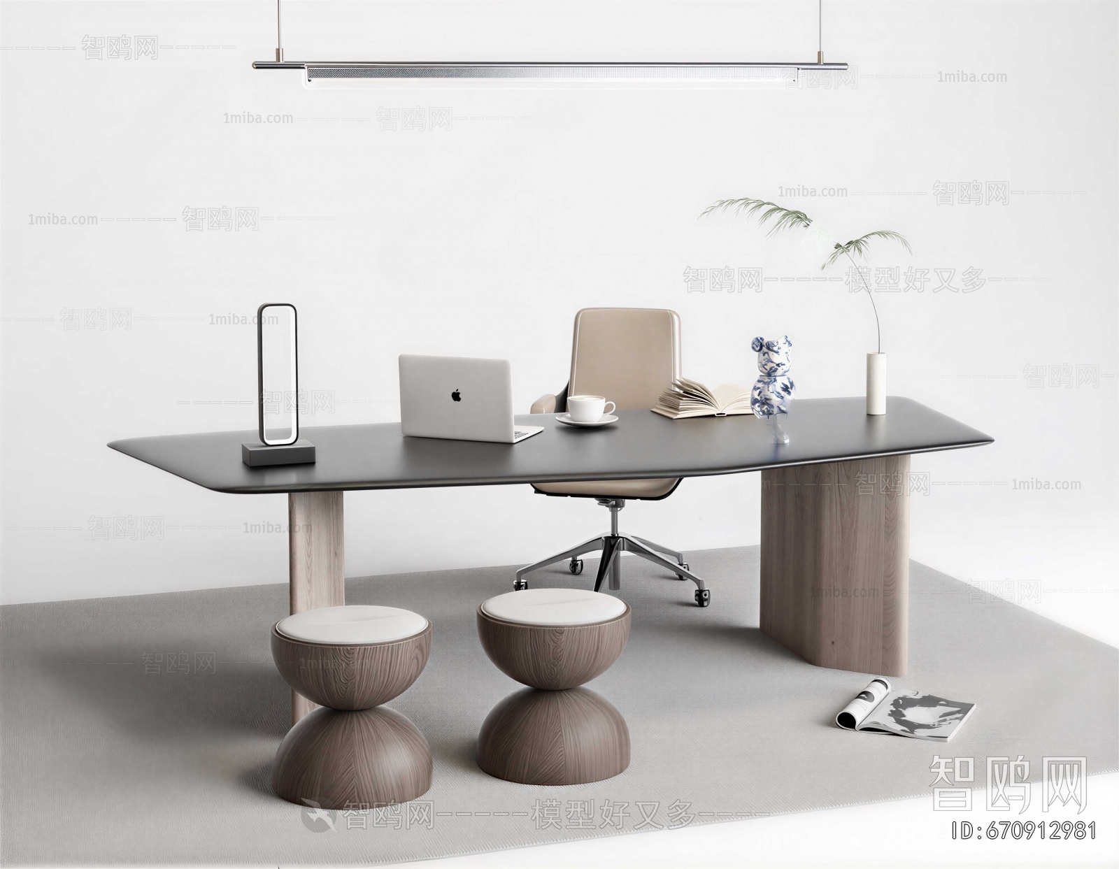 Modern Computer Desk And Chair