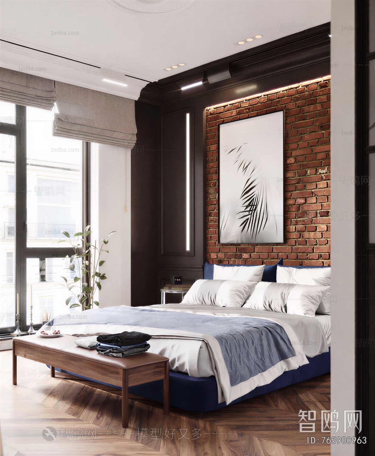 Industrial Style Bedroom
