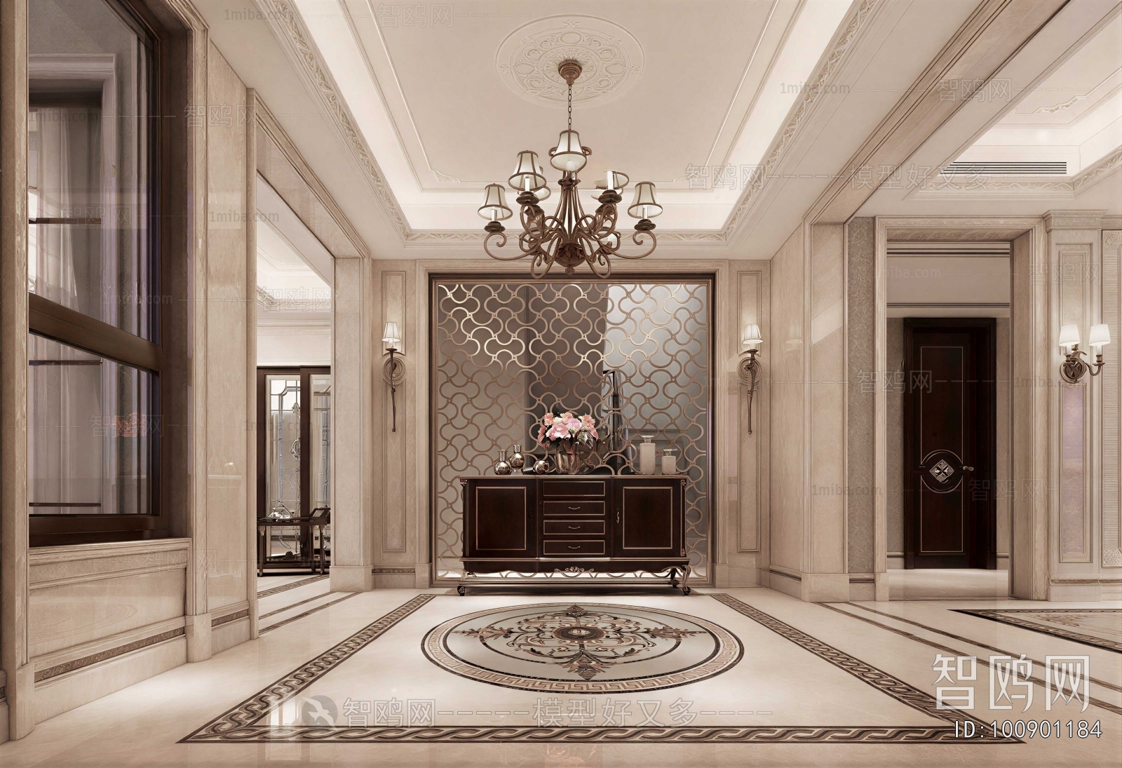European Style Hallway