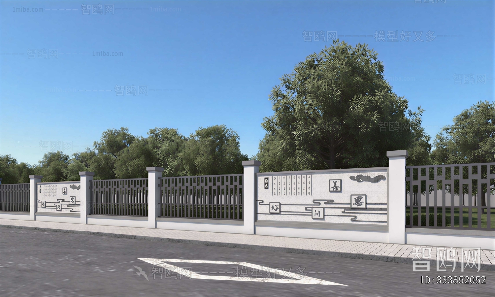 New Chinese Style Fence