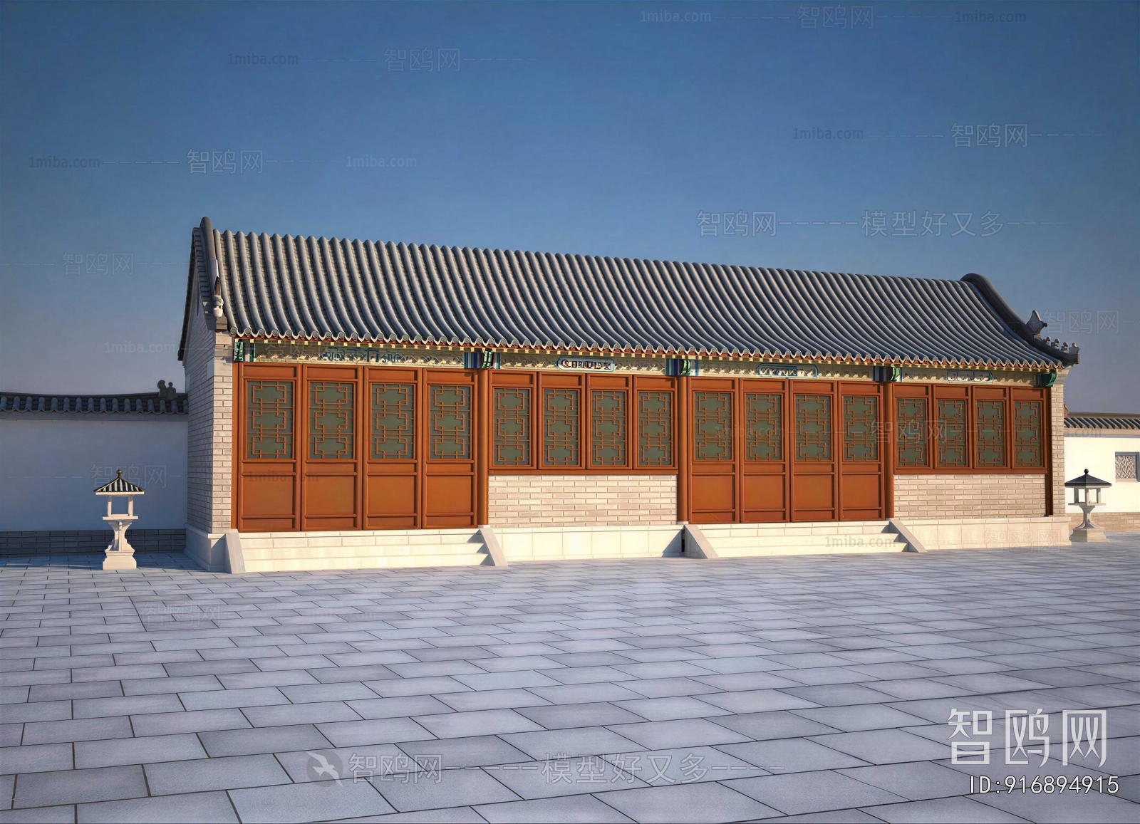 Chinese Style Ancient Architectural Buildings