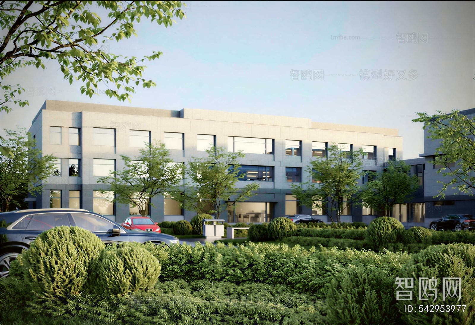 Modern Appearance Of Commercial Building
