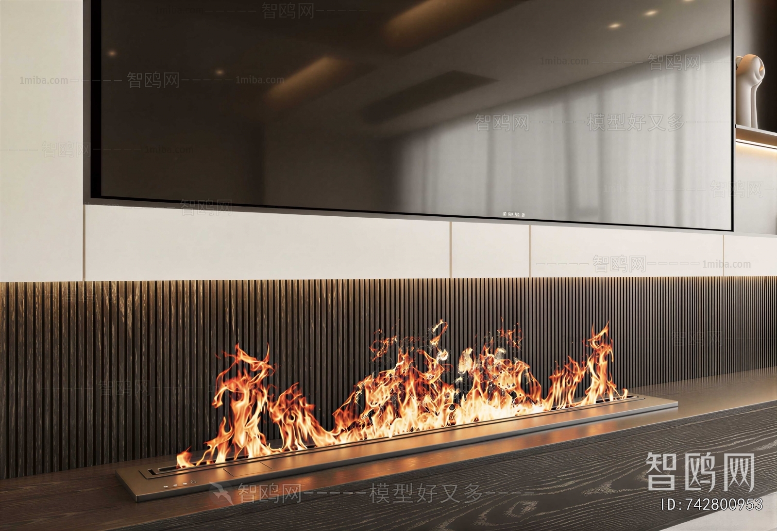Modern Electronic Fireplace