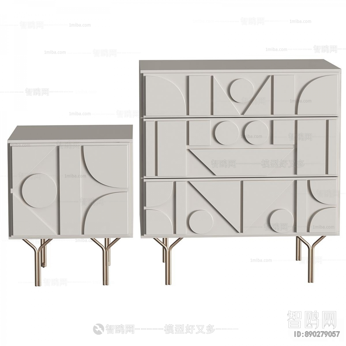 Modern Bedside Cupboard