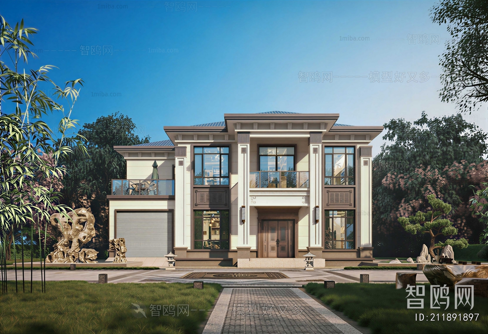 New Chinese Style Detached Villa