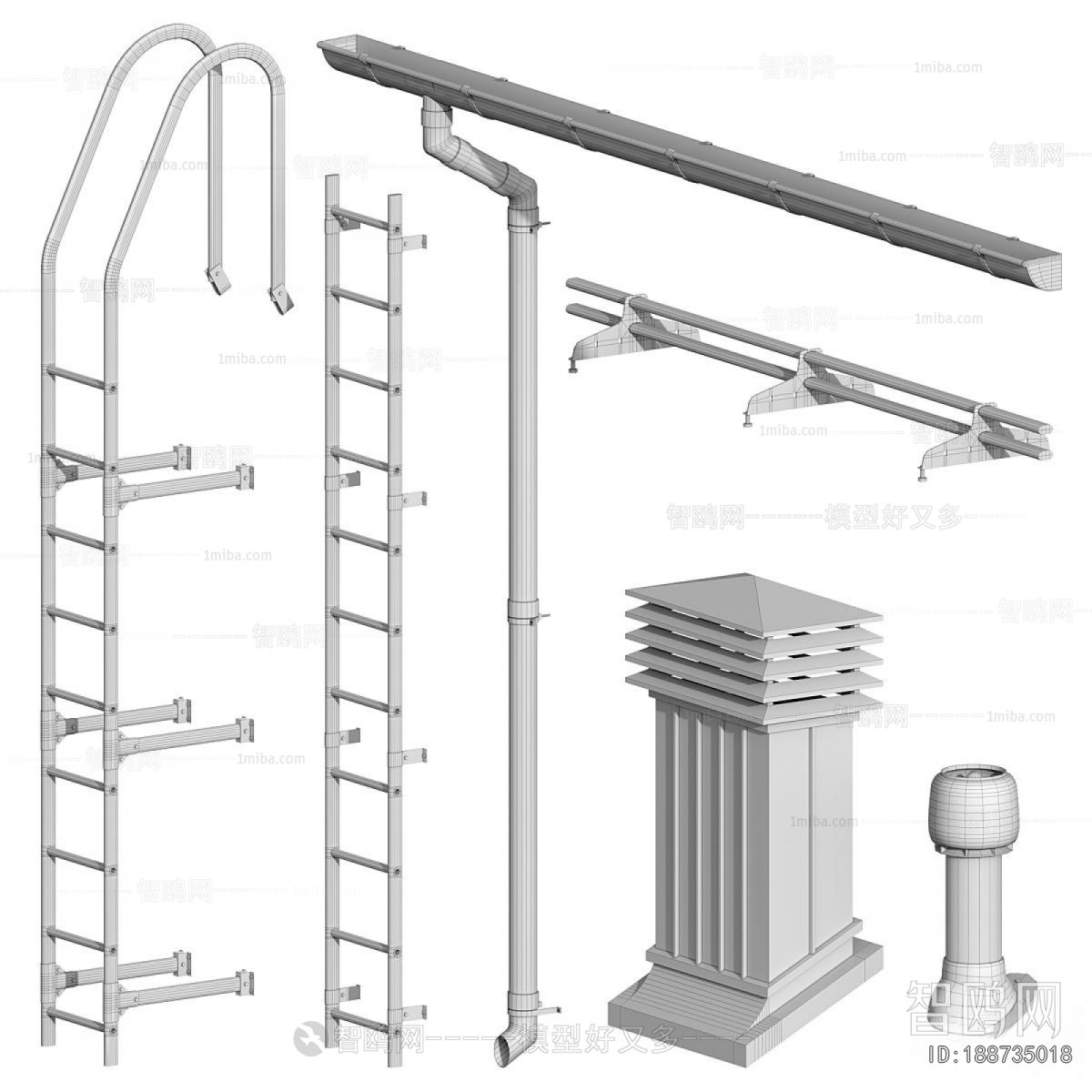 Modern Building Component