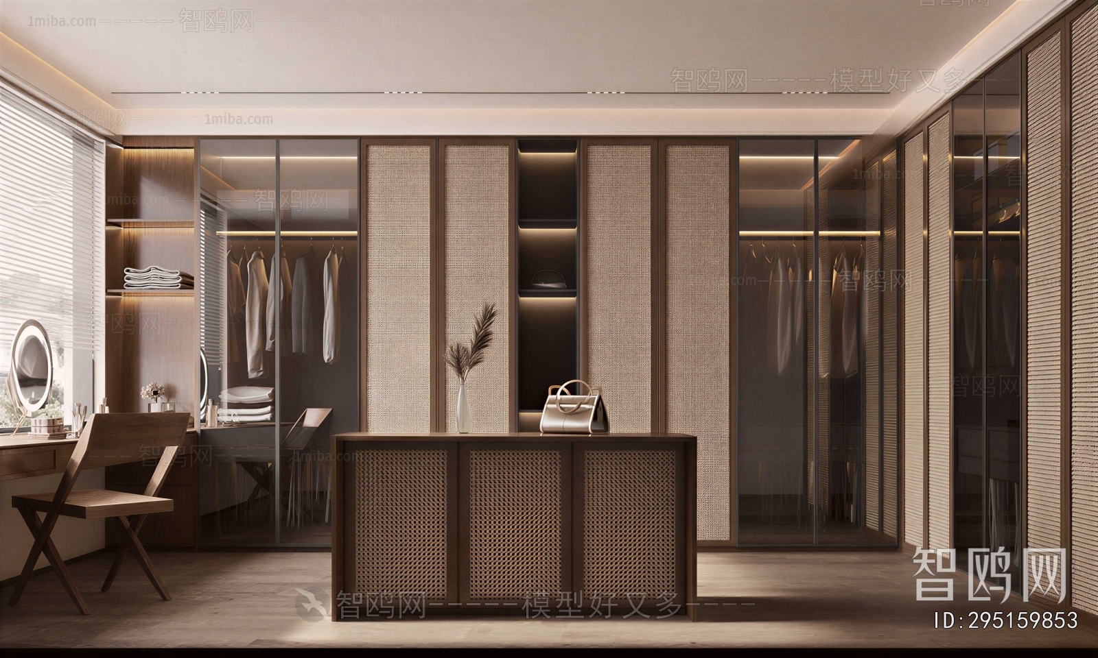 Modern Clothes Storage Area