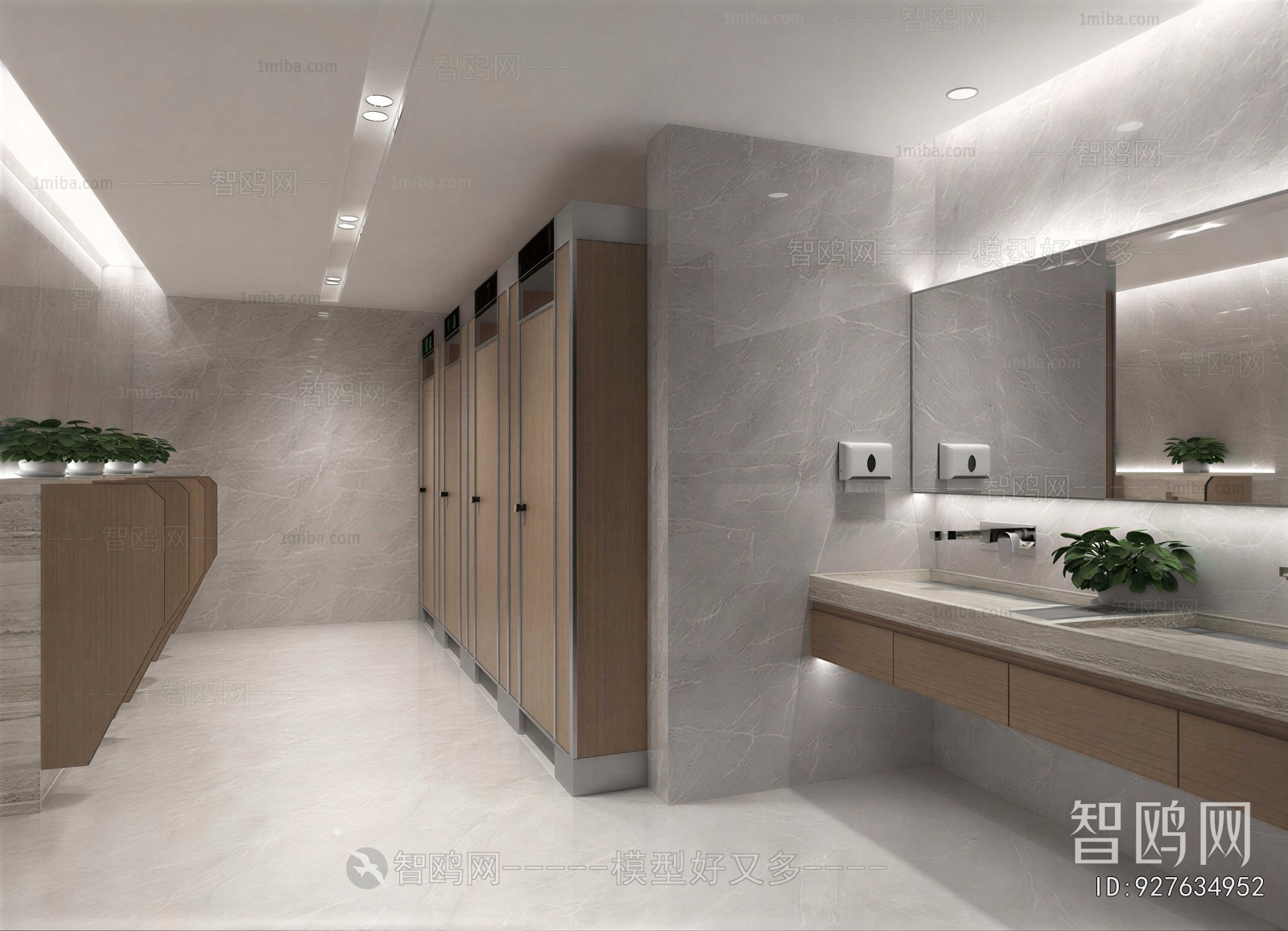 Modern Public Toilet