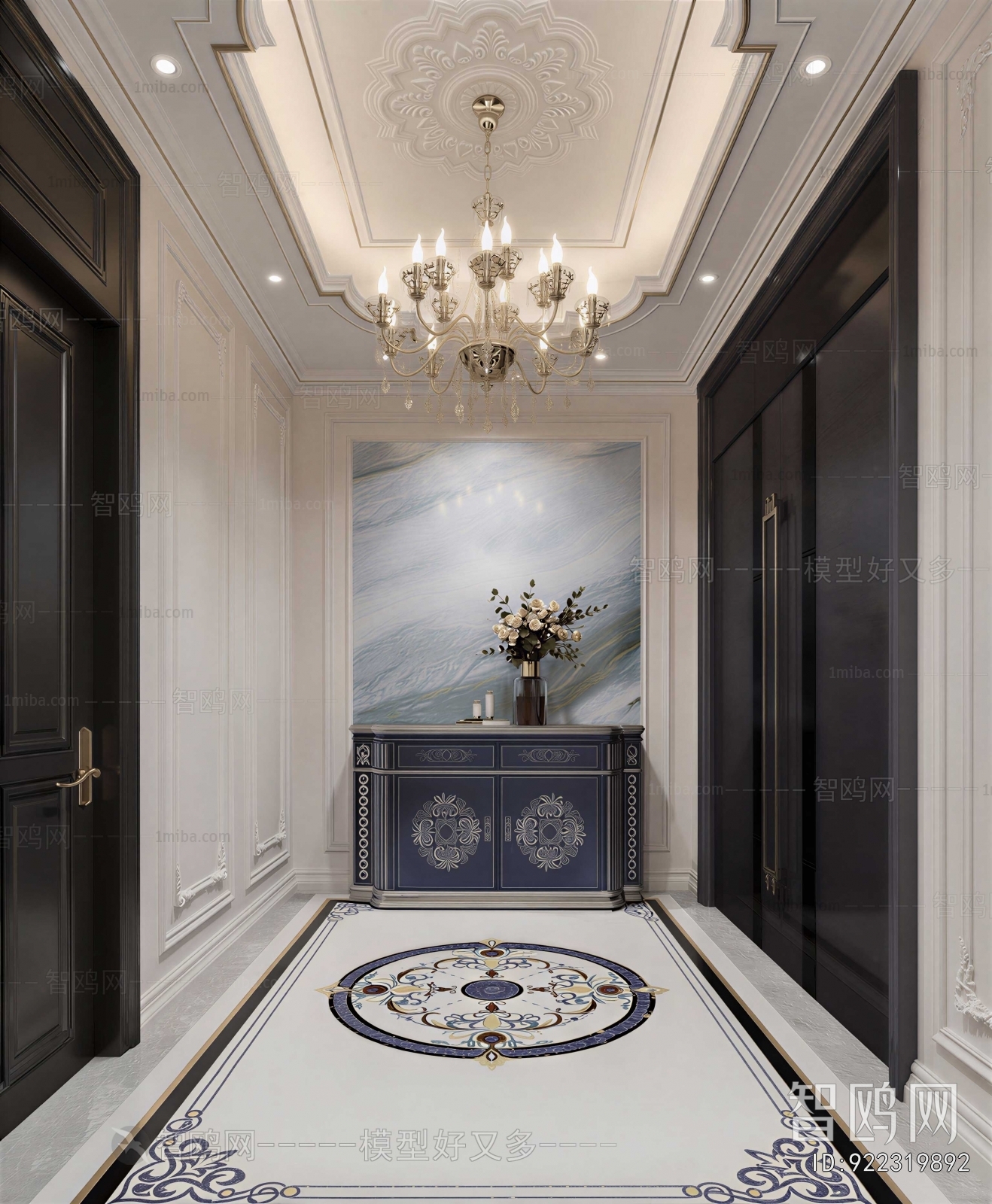 European Style Hallway