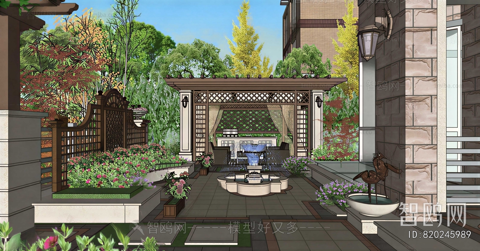 Modern Courtyard/landscape