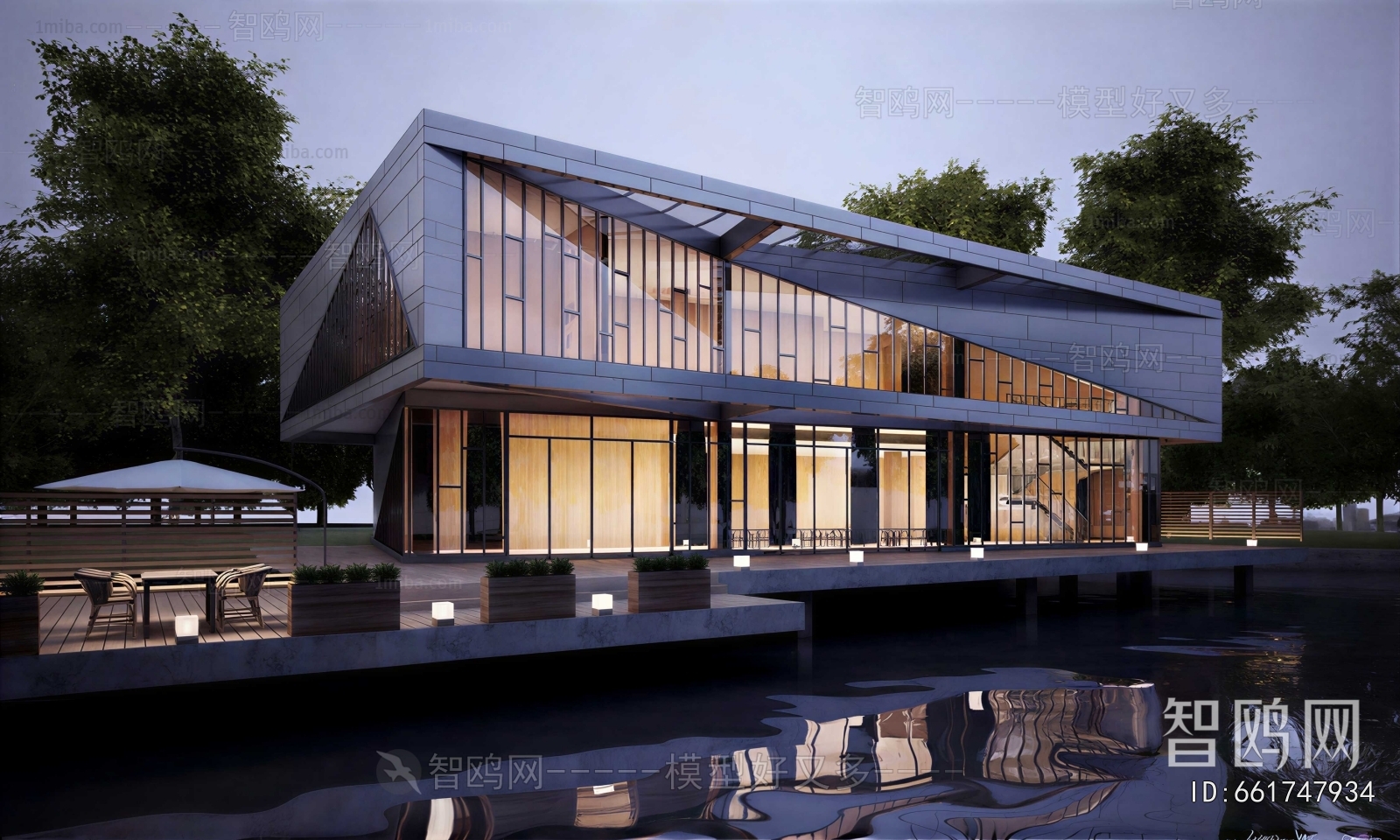 Modern Appearance Of Commercial Building