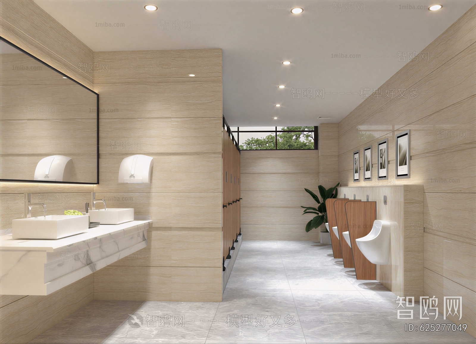 Modern Public Toilet