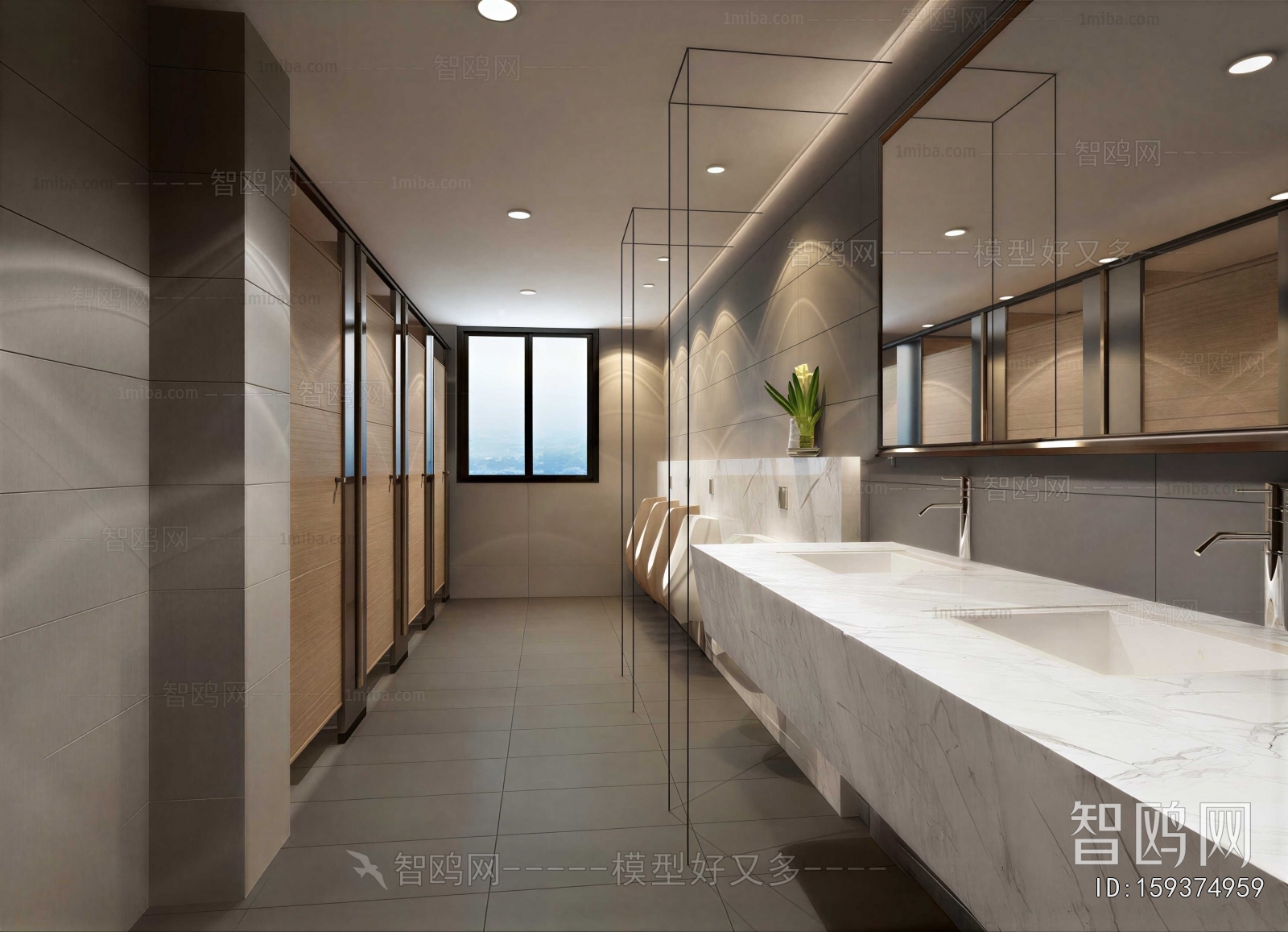 Modern Public Toilet