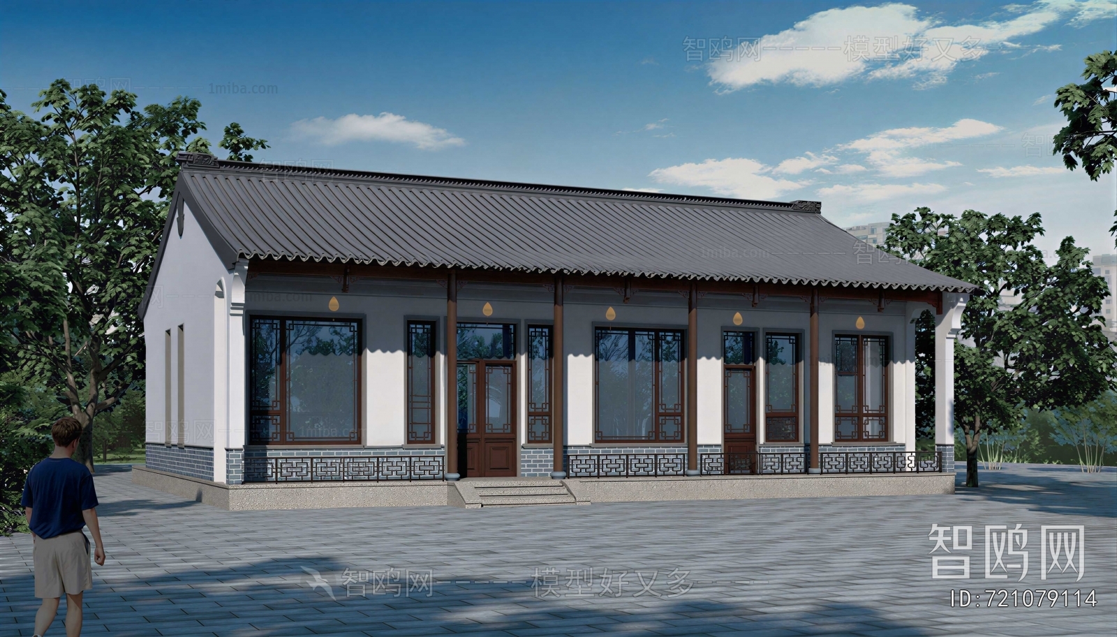 Chinese Style Ancient Architectural Buildings