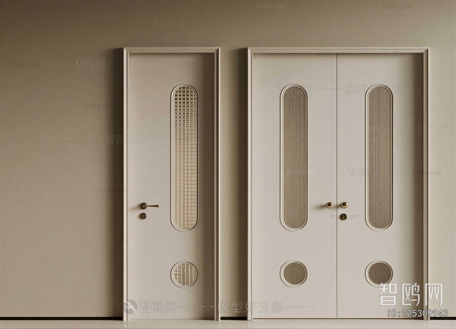 Modern Double Door
