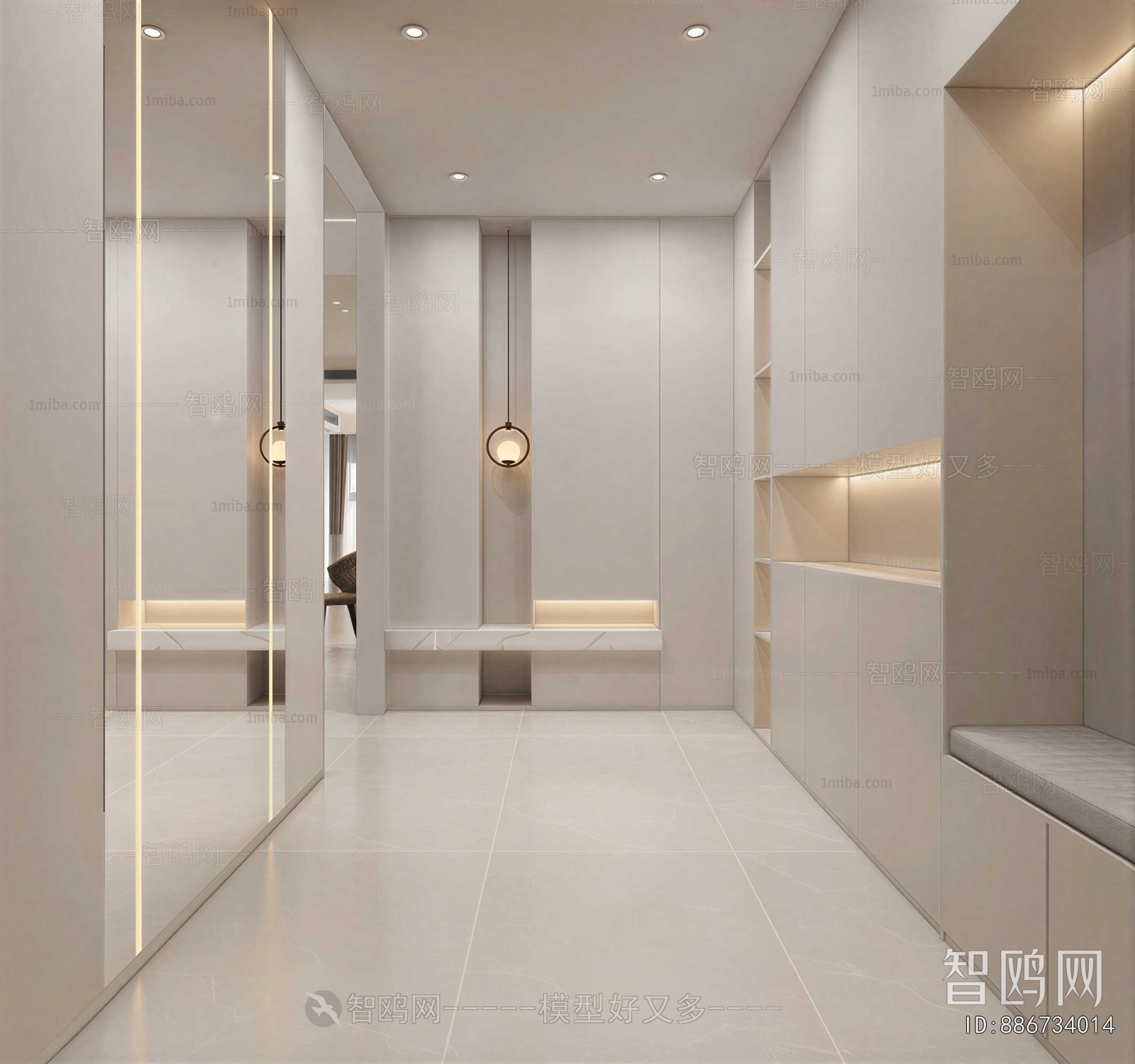 Modern Hallway