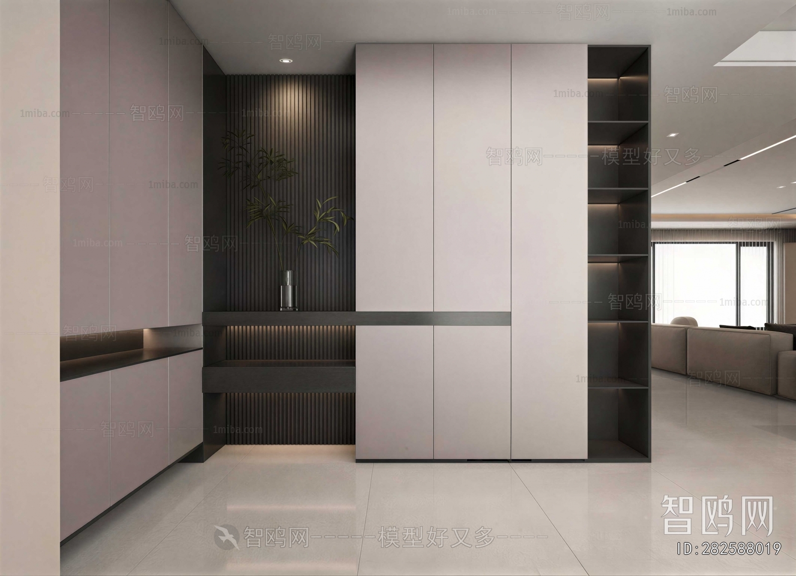 Modern Entrance Cabinet