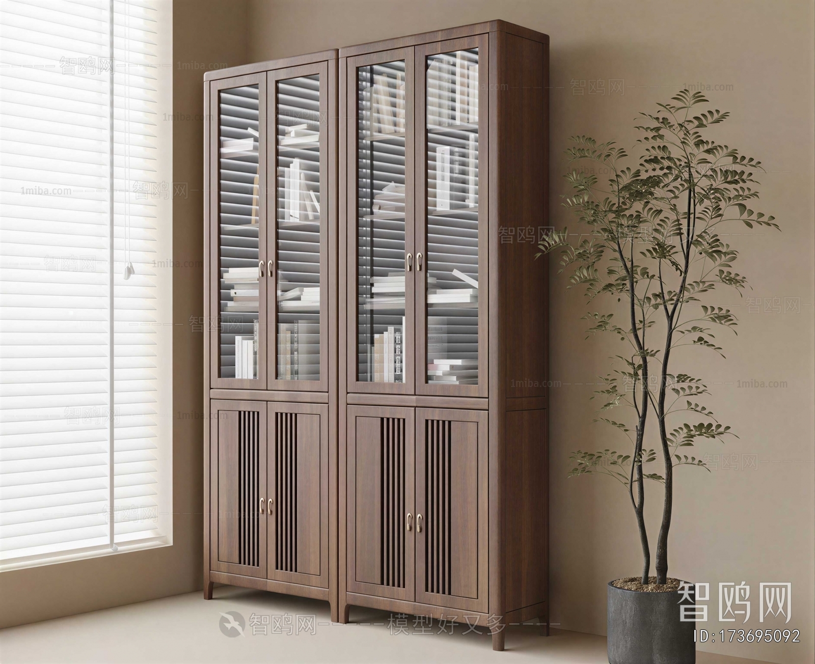 New Chinese Style Bookcase