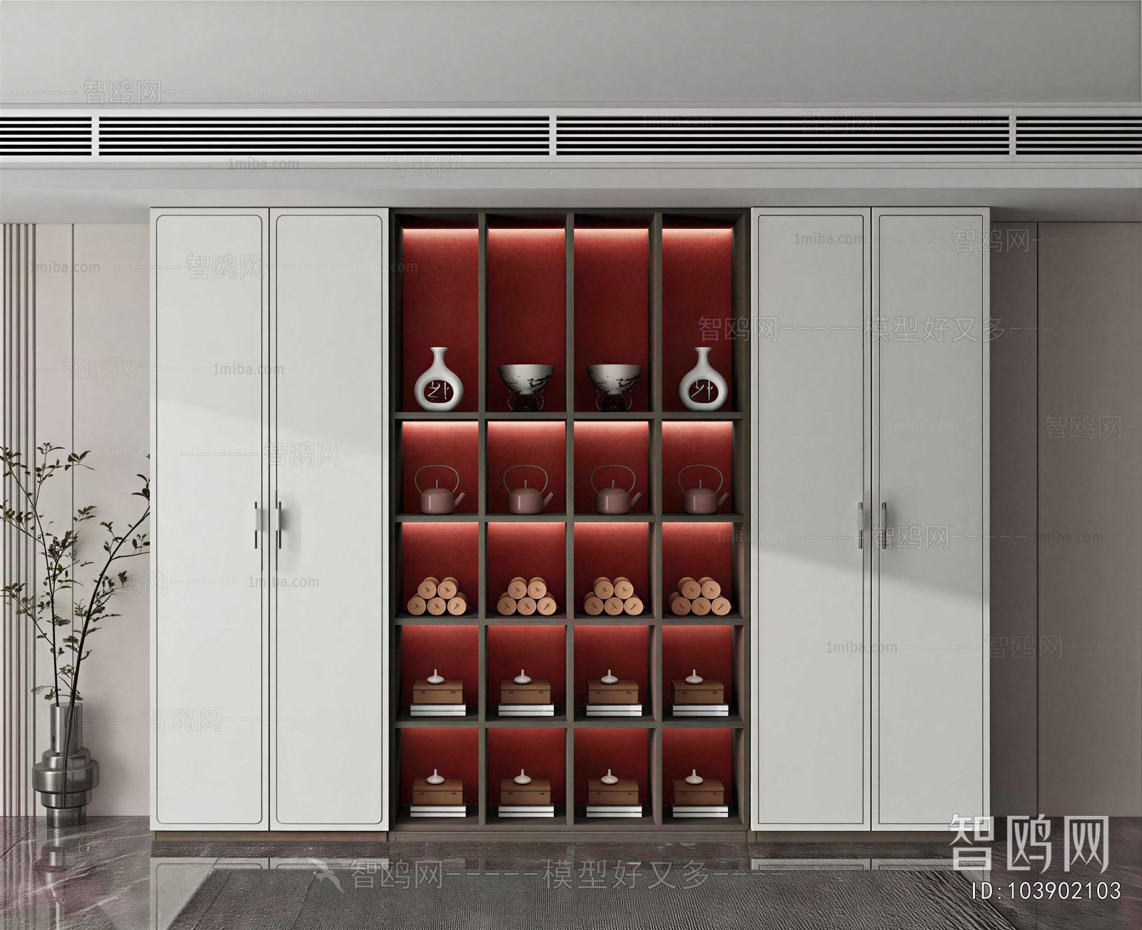 New Chinese Style Bookcase