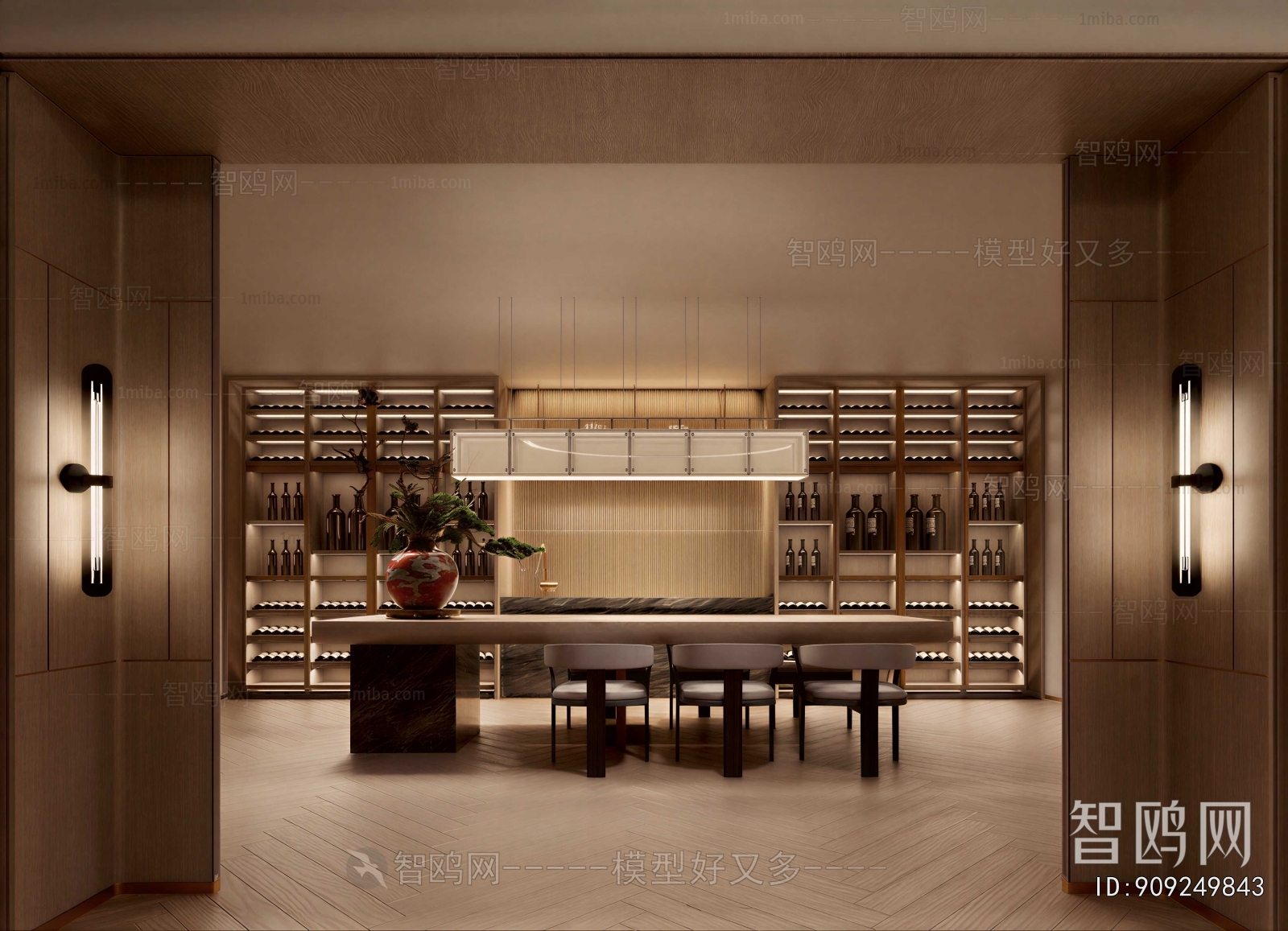 Modern Wine Cellar/Wine Tasting Room