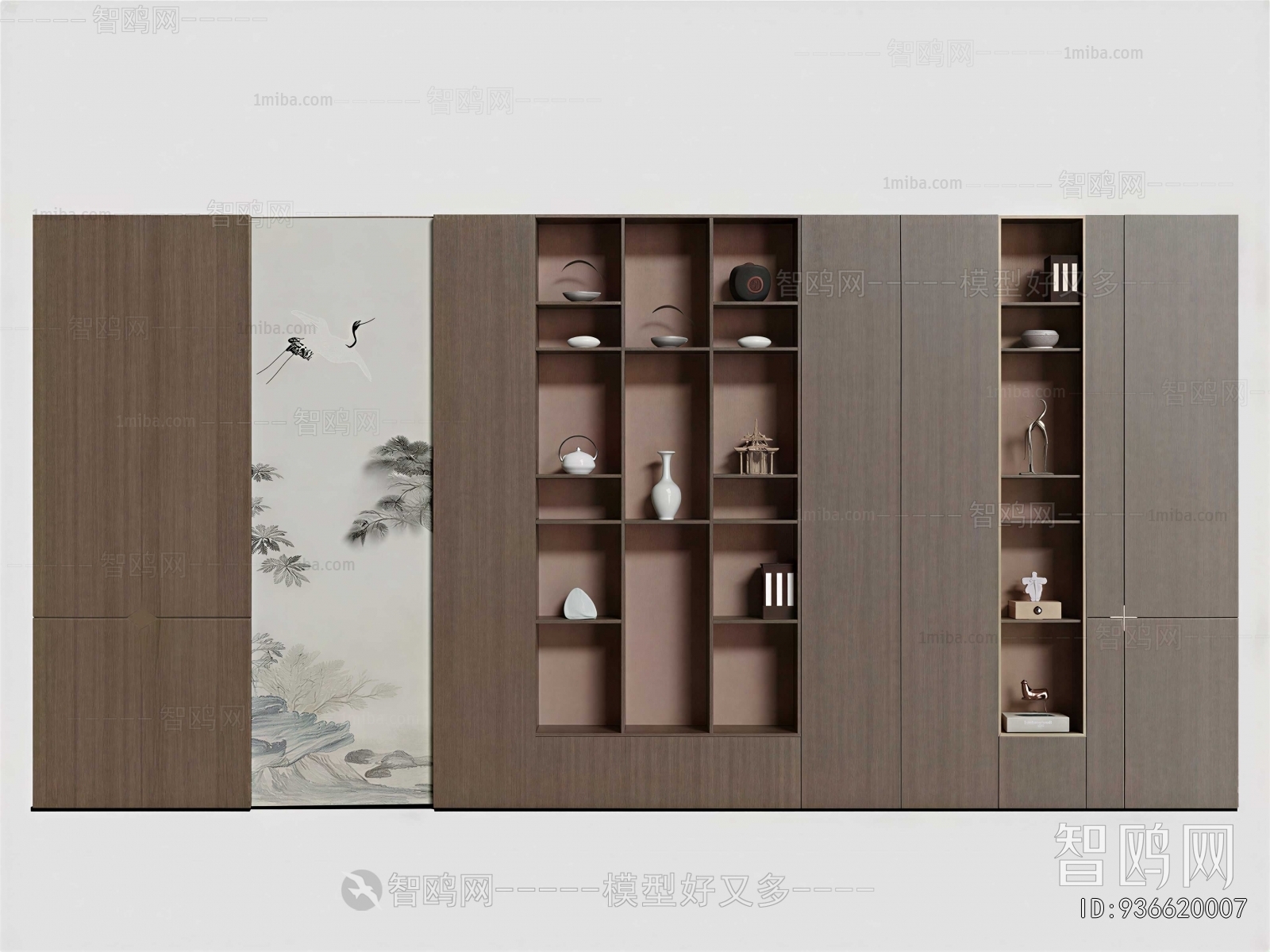New Chinese Style Bookcase