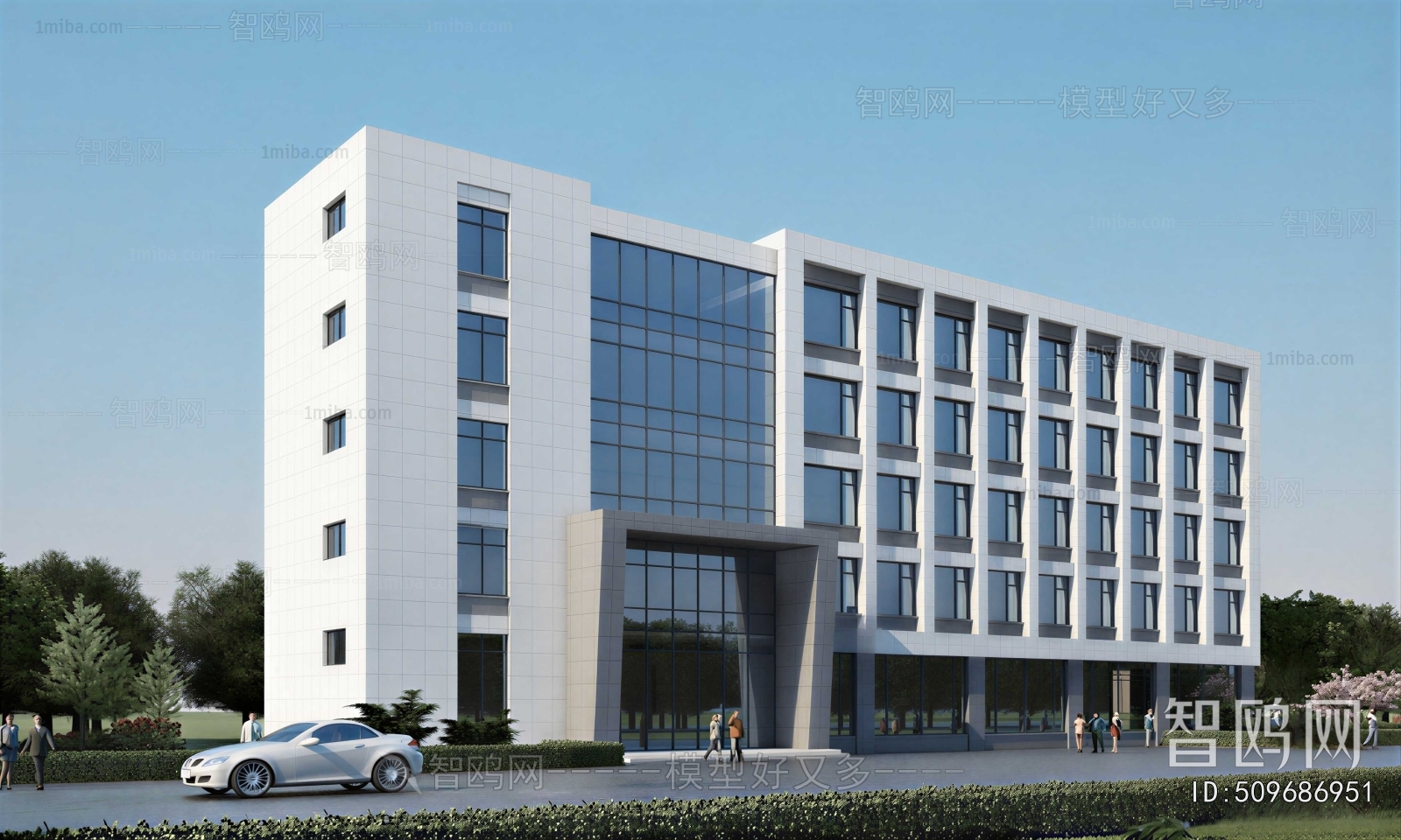 Modern Appearance Of Commercial Building