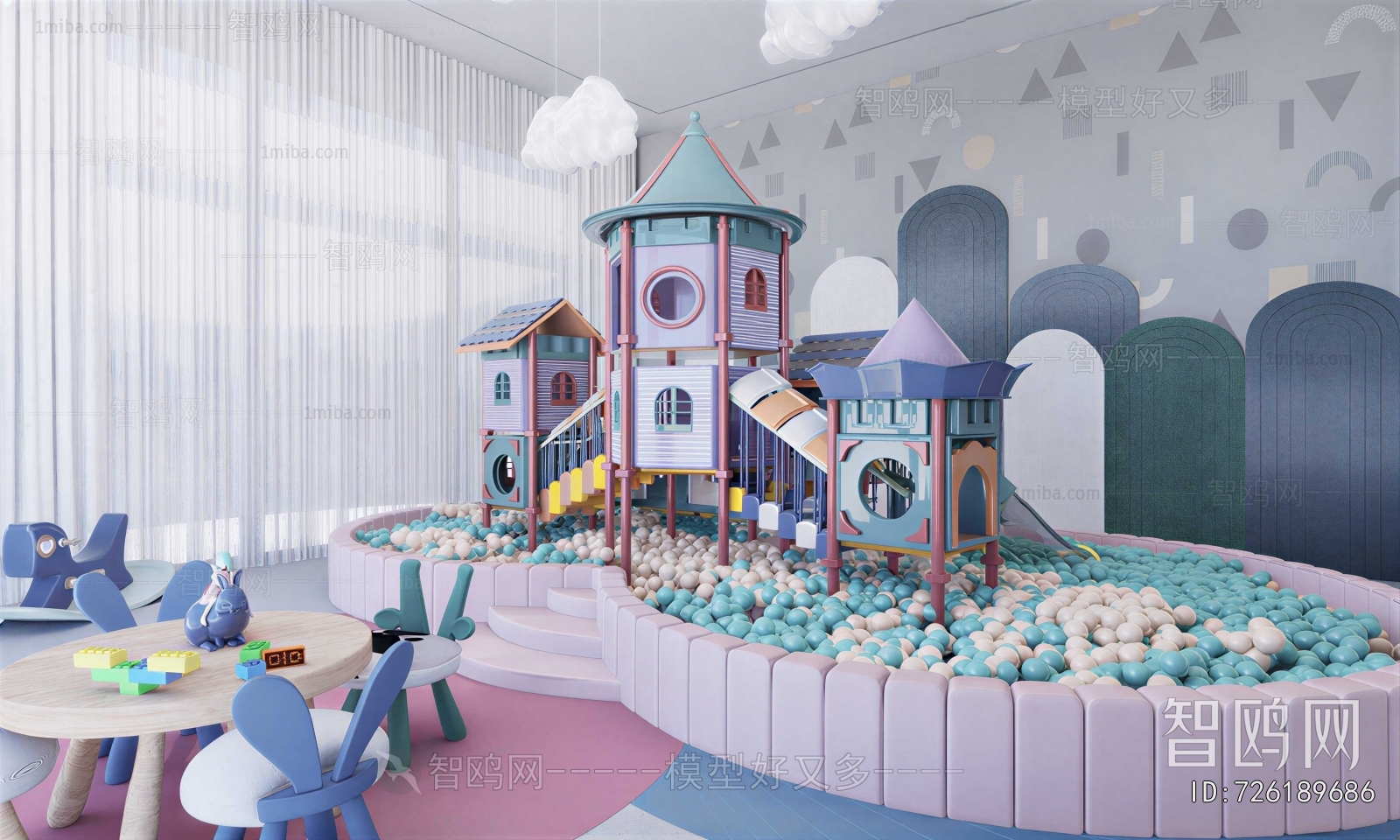 Modern Children's Amusement Park