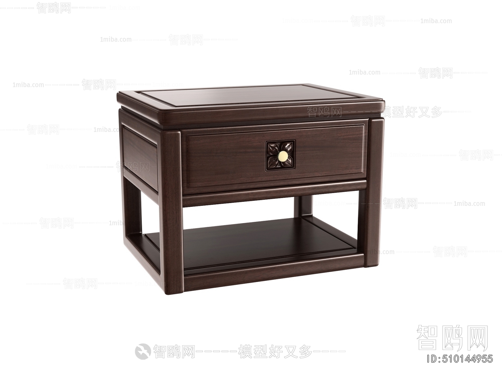 New Chinese Style Bedside Cupboard