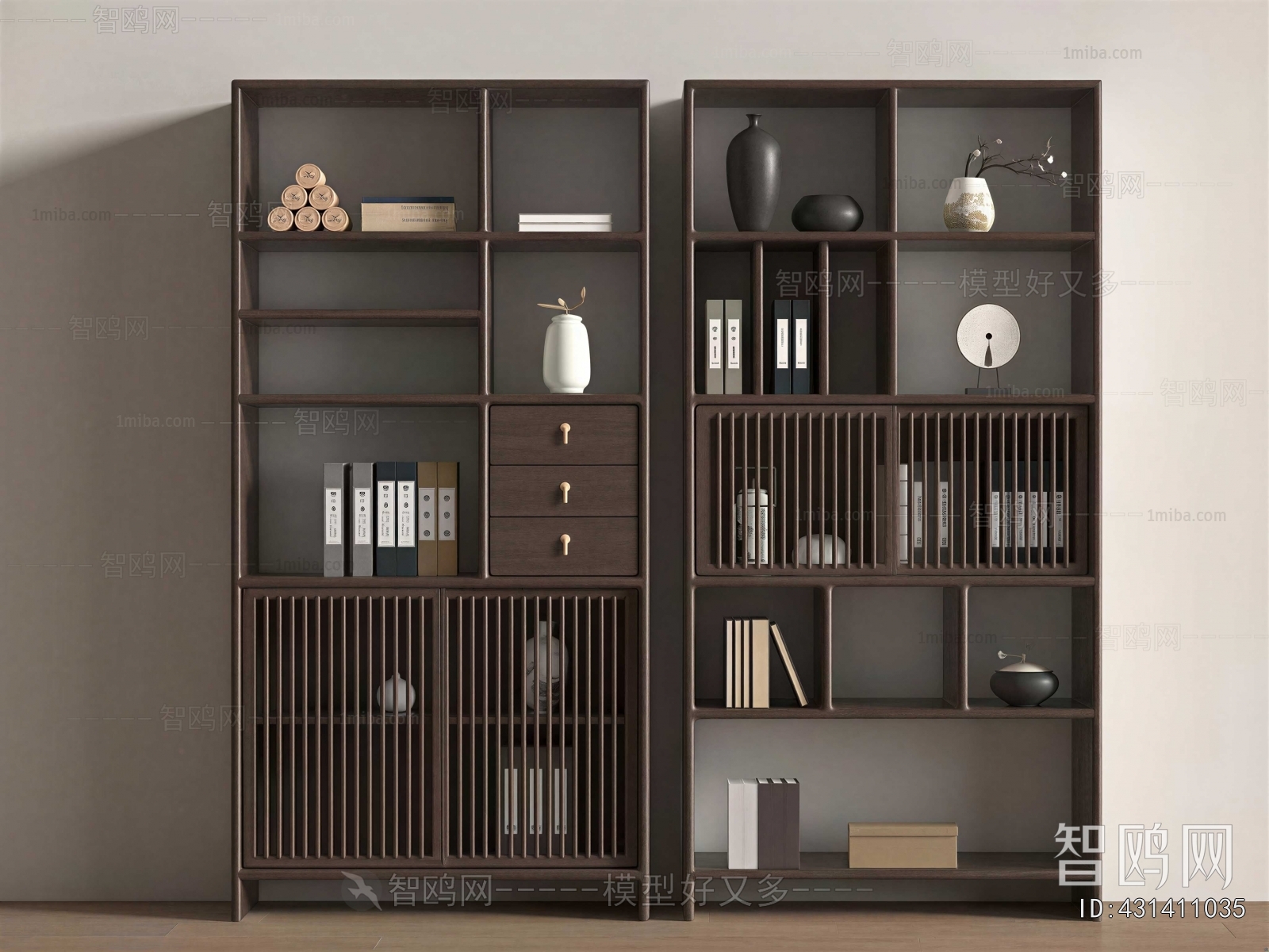 New Chinese Style Bookshelf