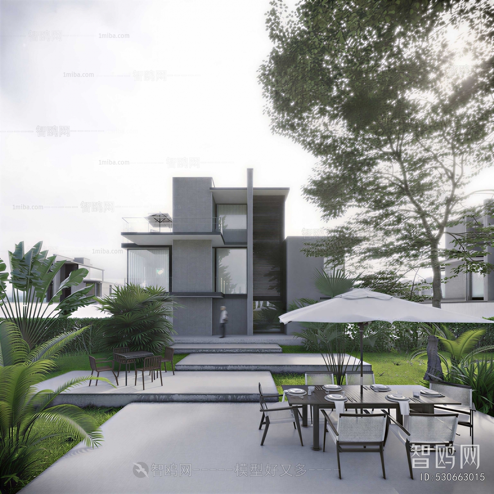 Modern Courtyard/landscape