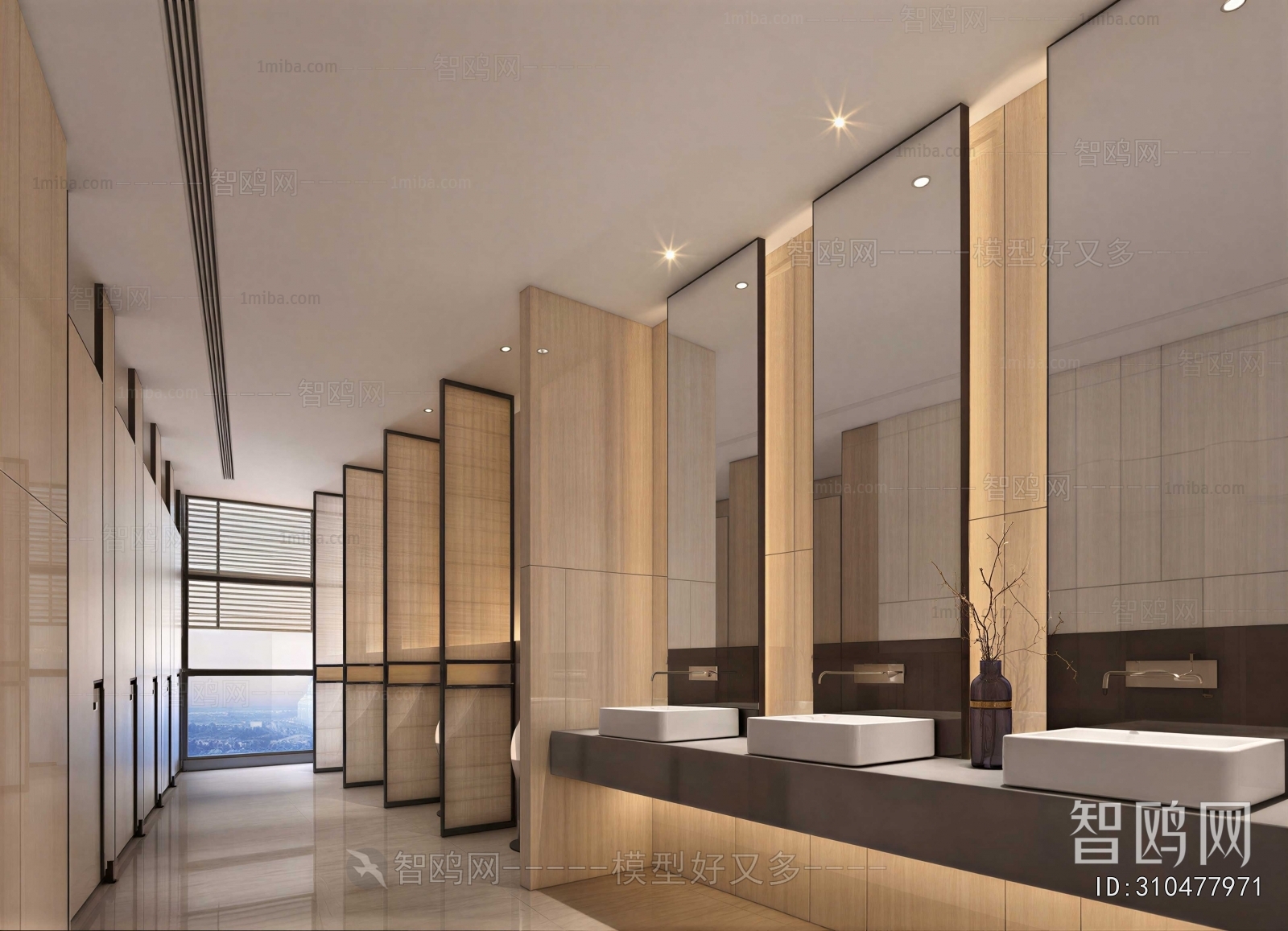 Modern Public Toilet