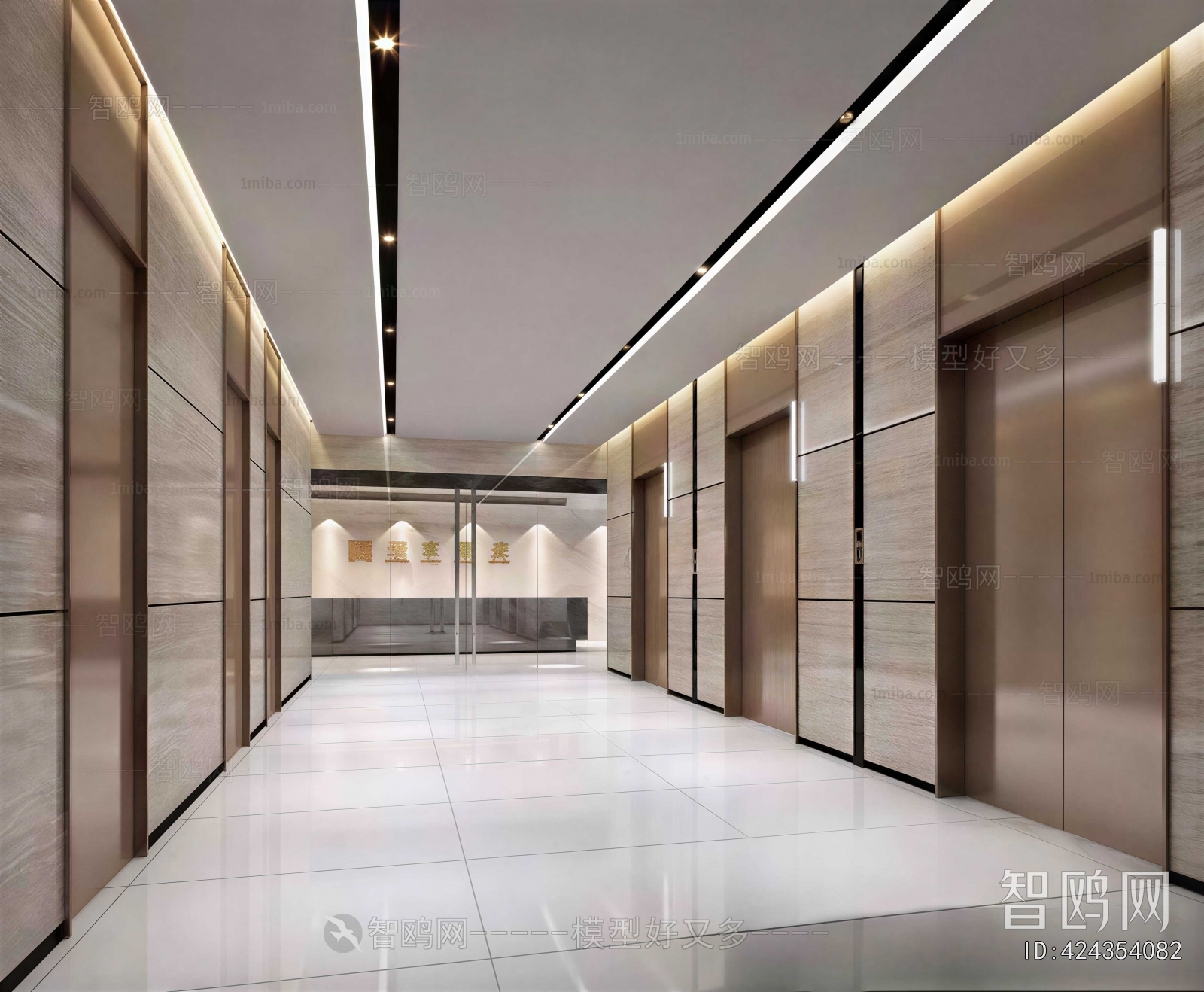 Modern Corridor/elevator Hall