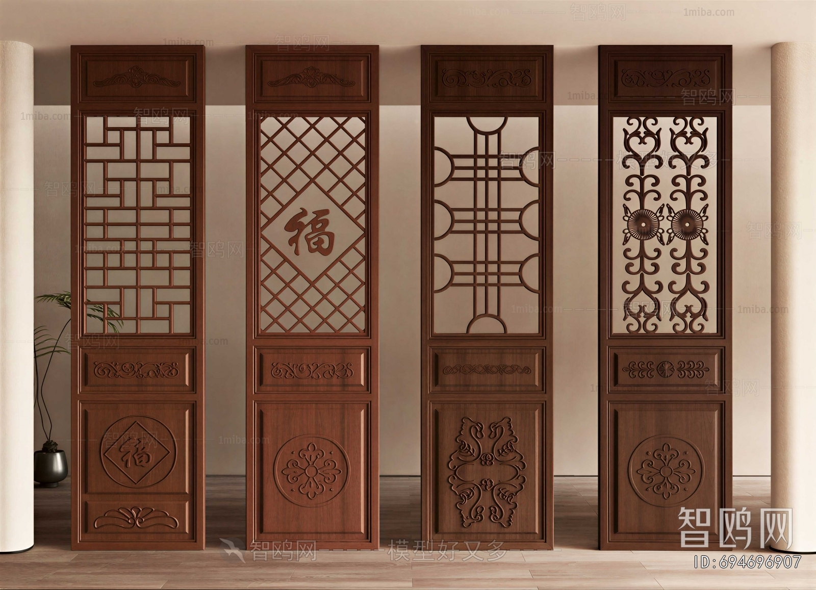 Chinese Style Door