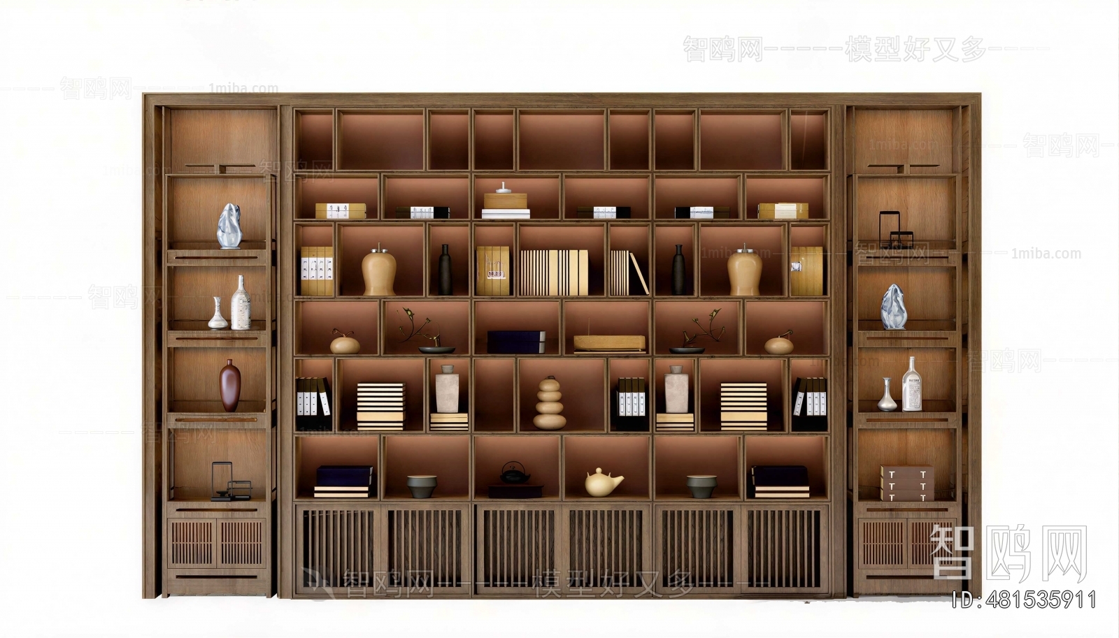 New Chinese Style Chinese Style Bookcase