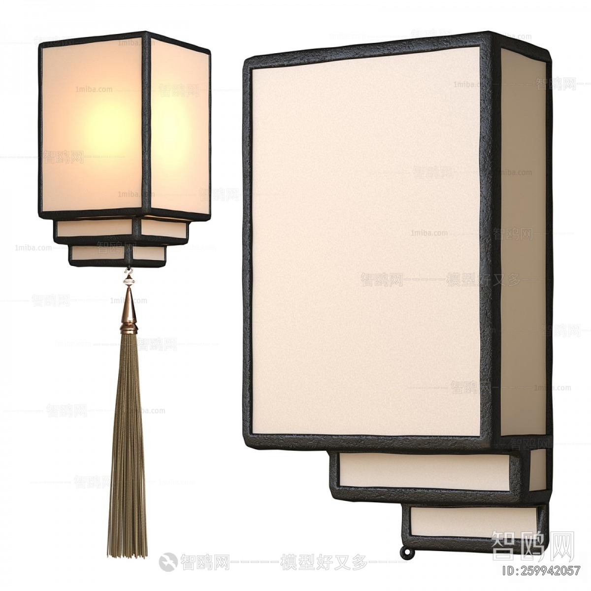 New Chinese Style Wall Lamp