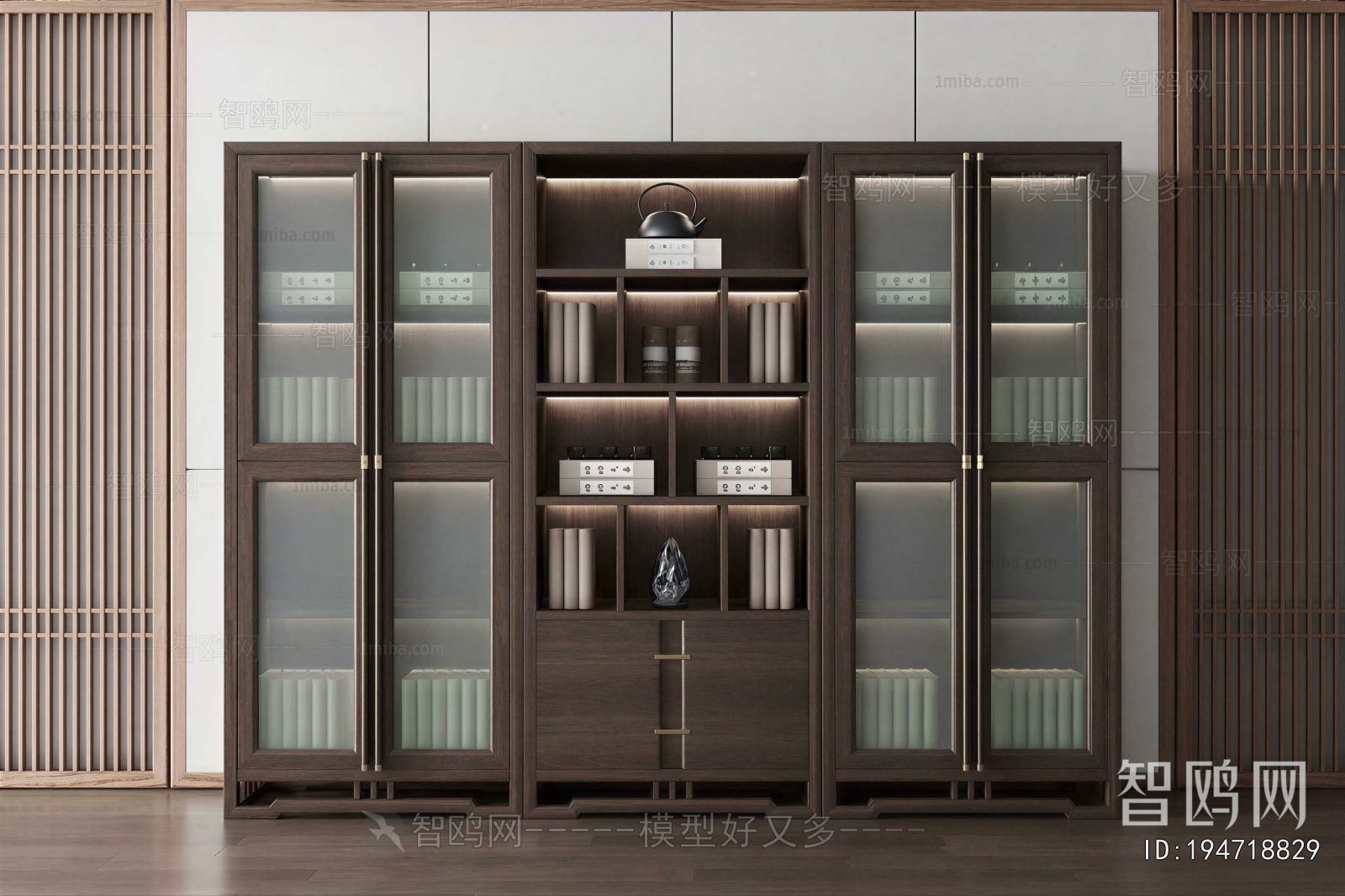 New Chinese Style Bookcase